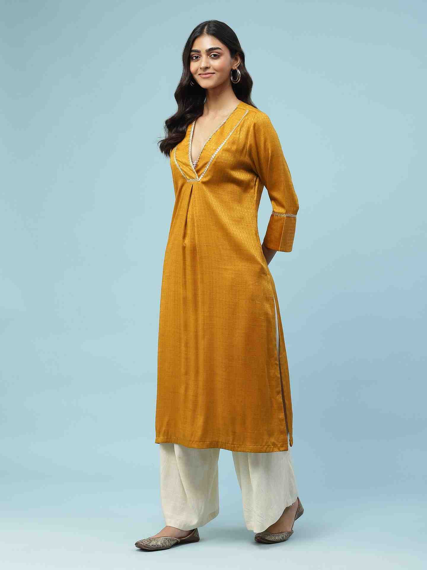 Yellow Nayantara Kurta