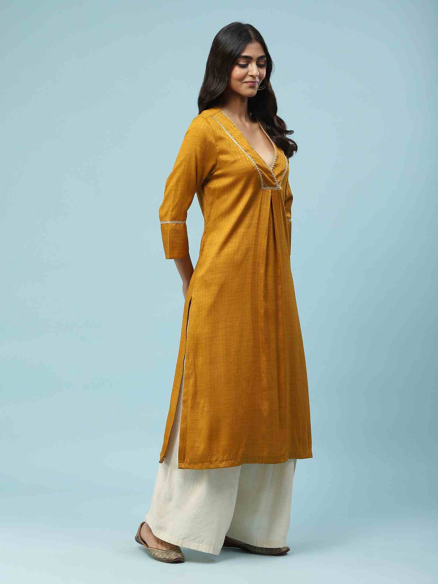 Yellow Nayantara Kurta