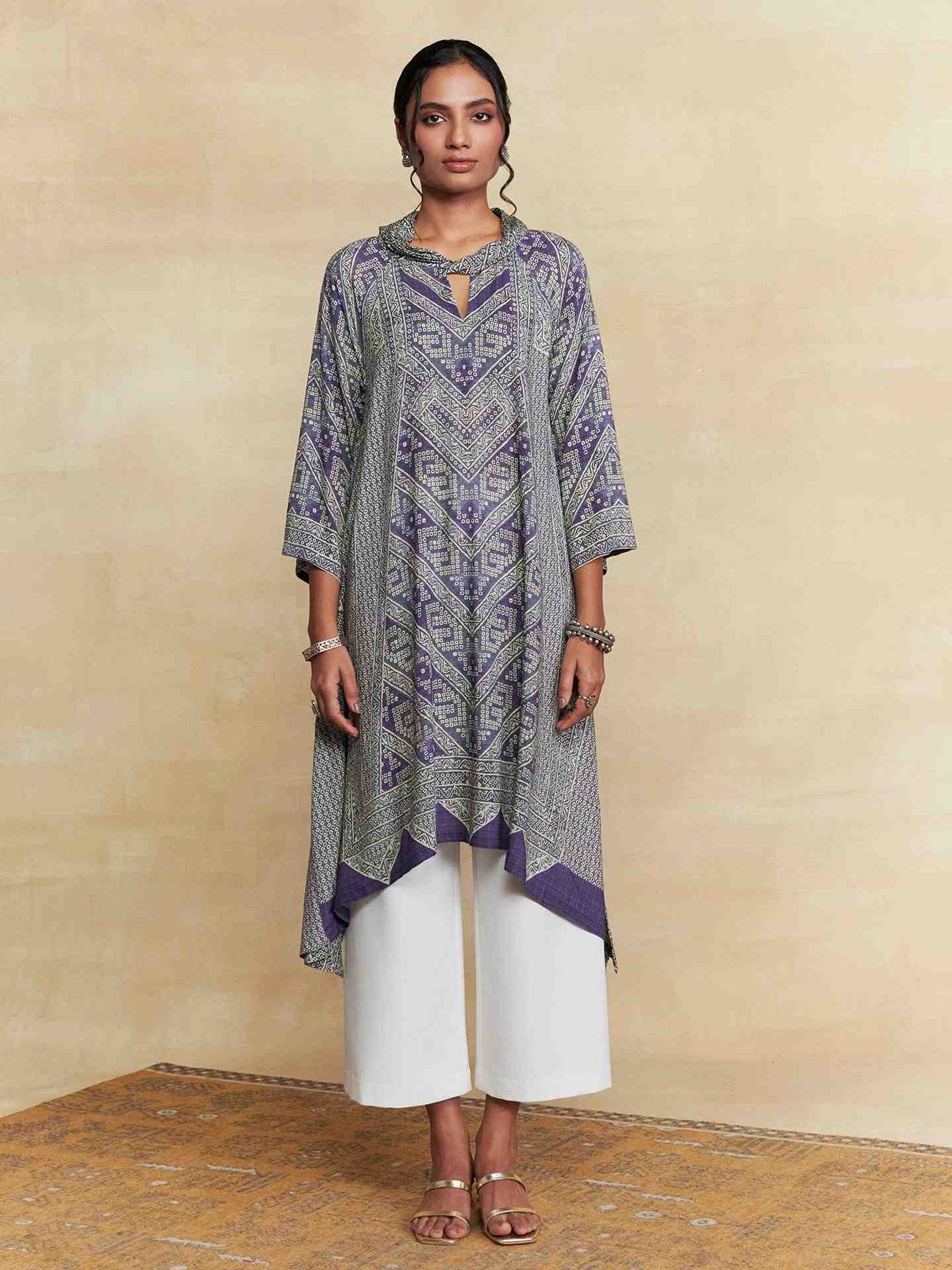 Navy Pihu Kurta