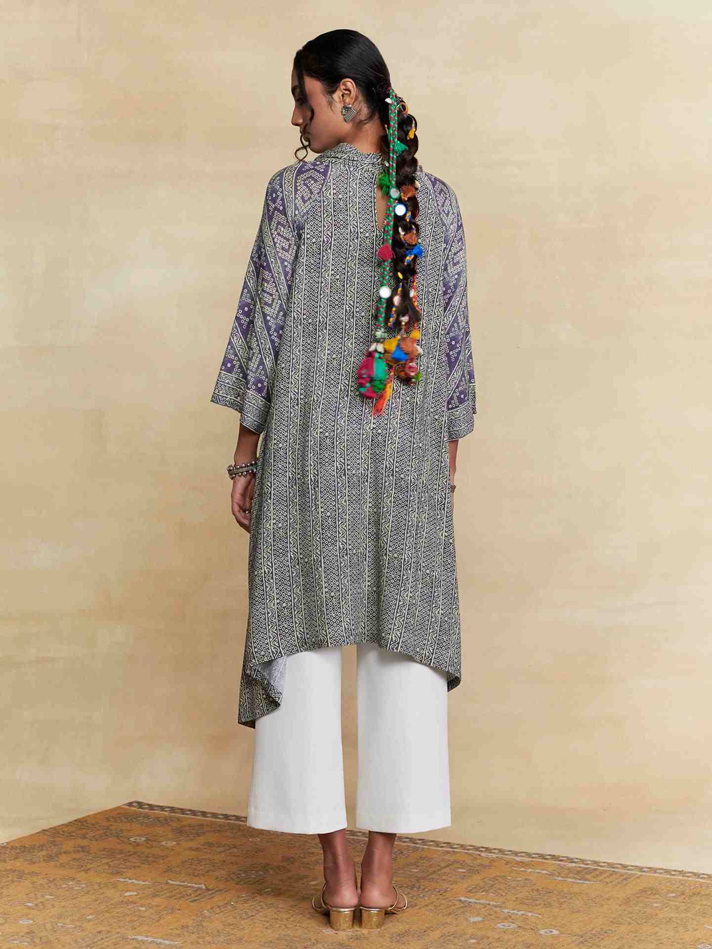 Navy Pihu Kurta