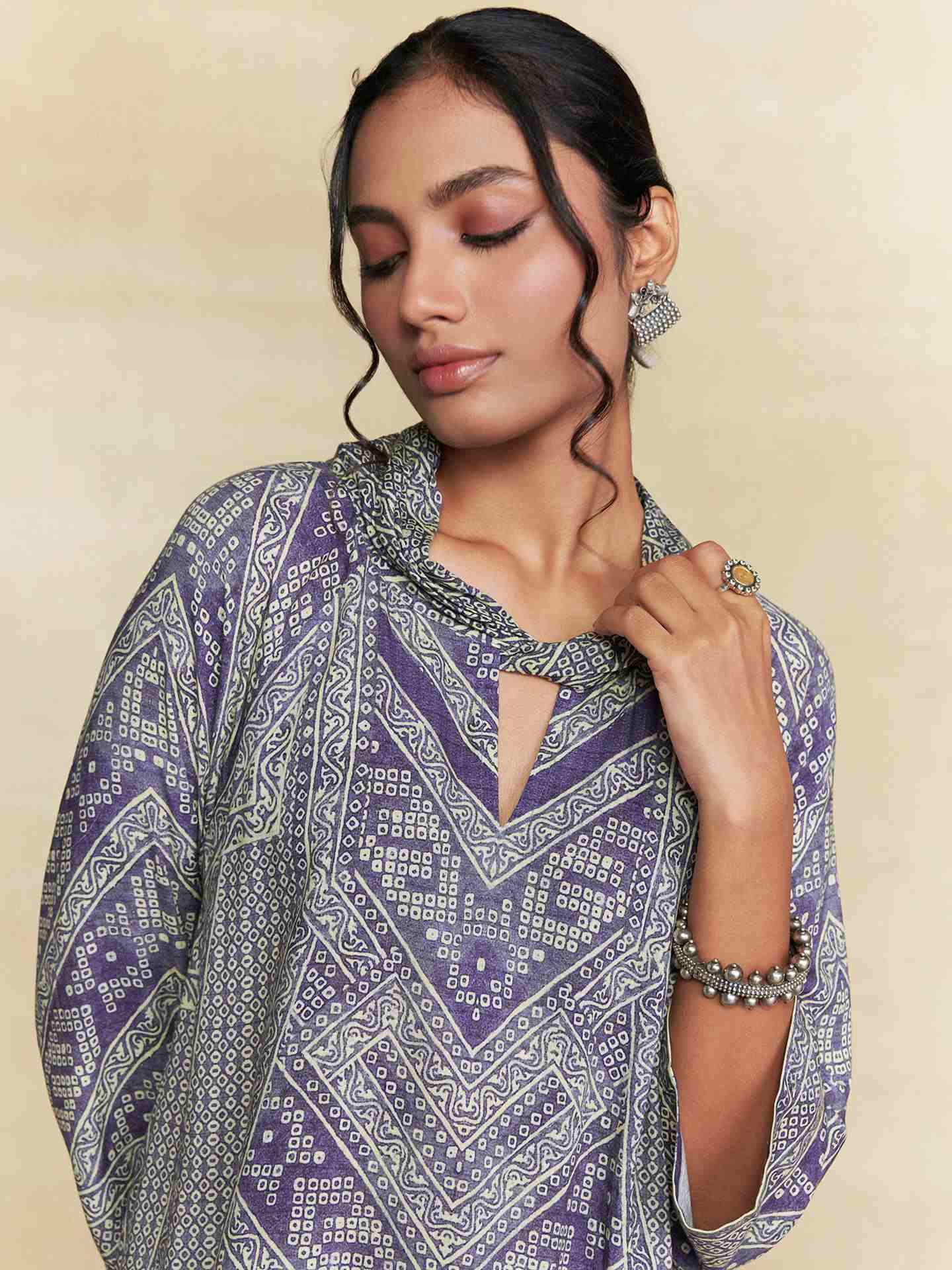Navy Pihu Kurta