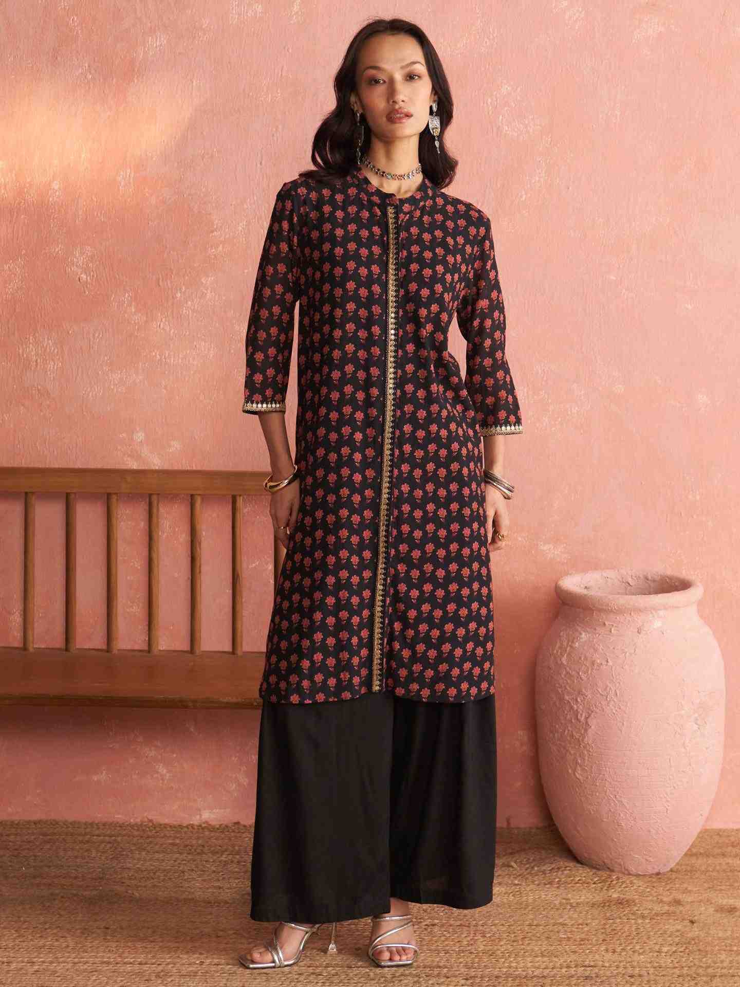 Black Onyx Kurta