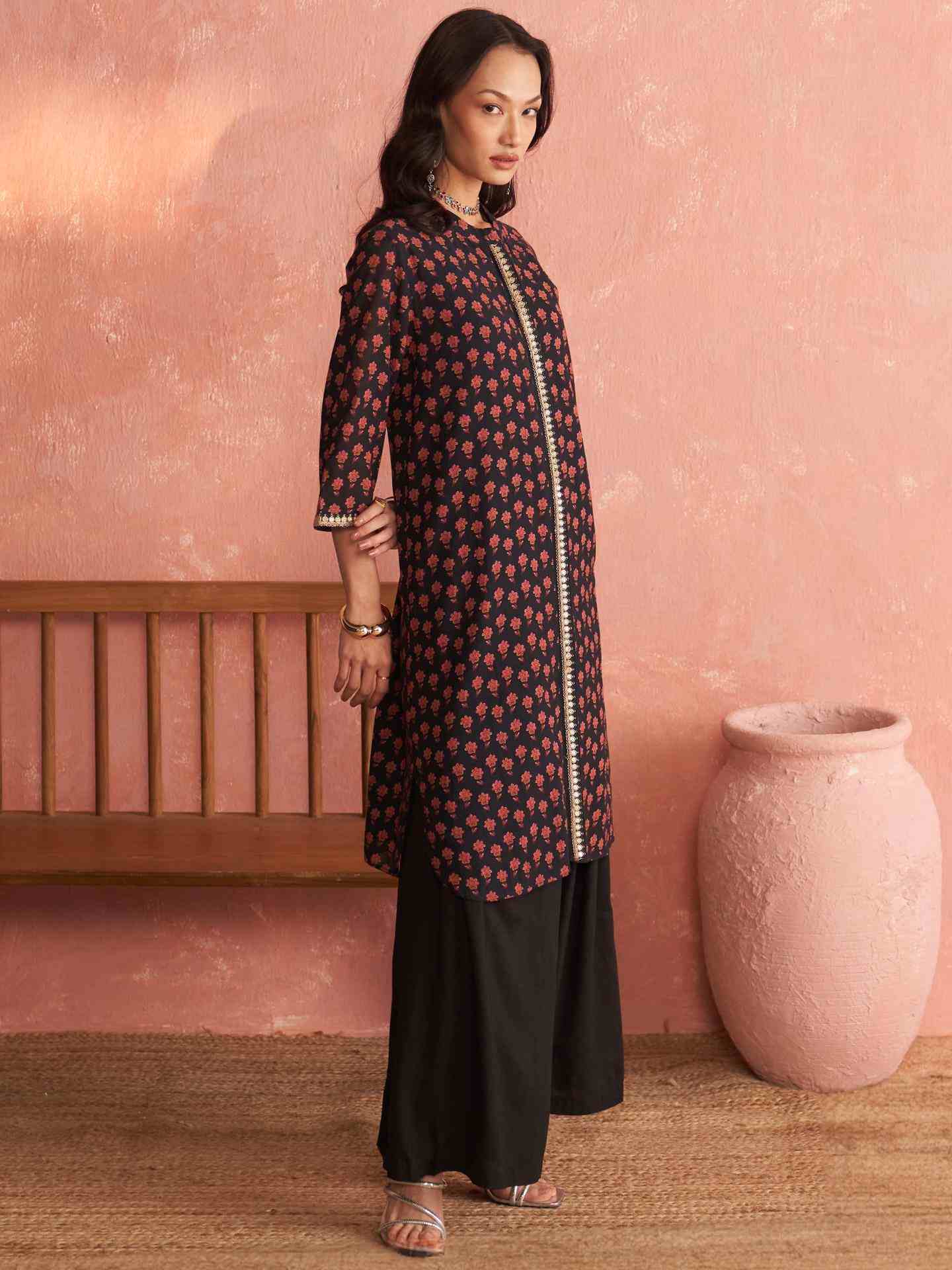 Black Onyx Kurta