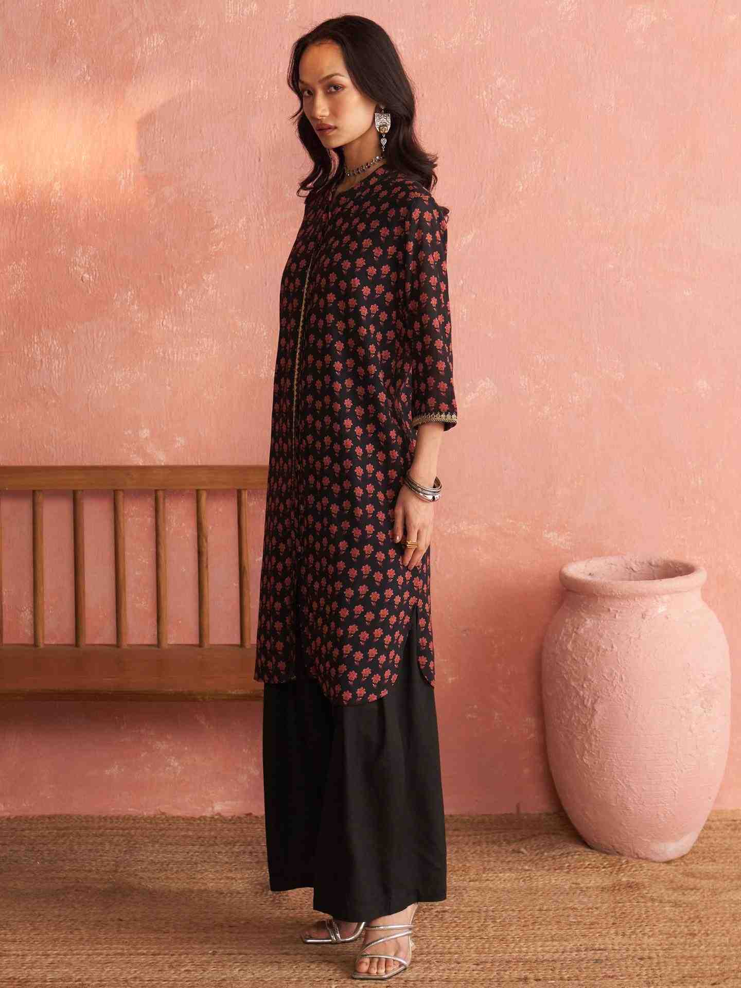 Black Onyx Kurta