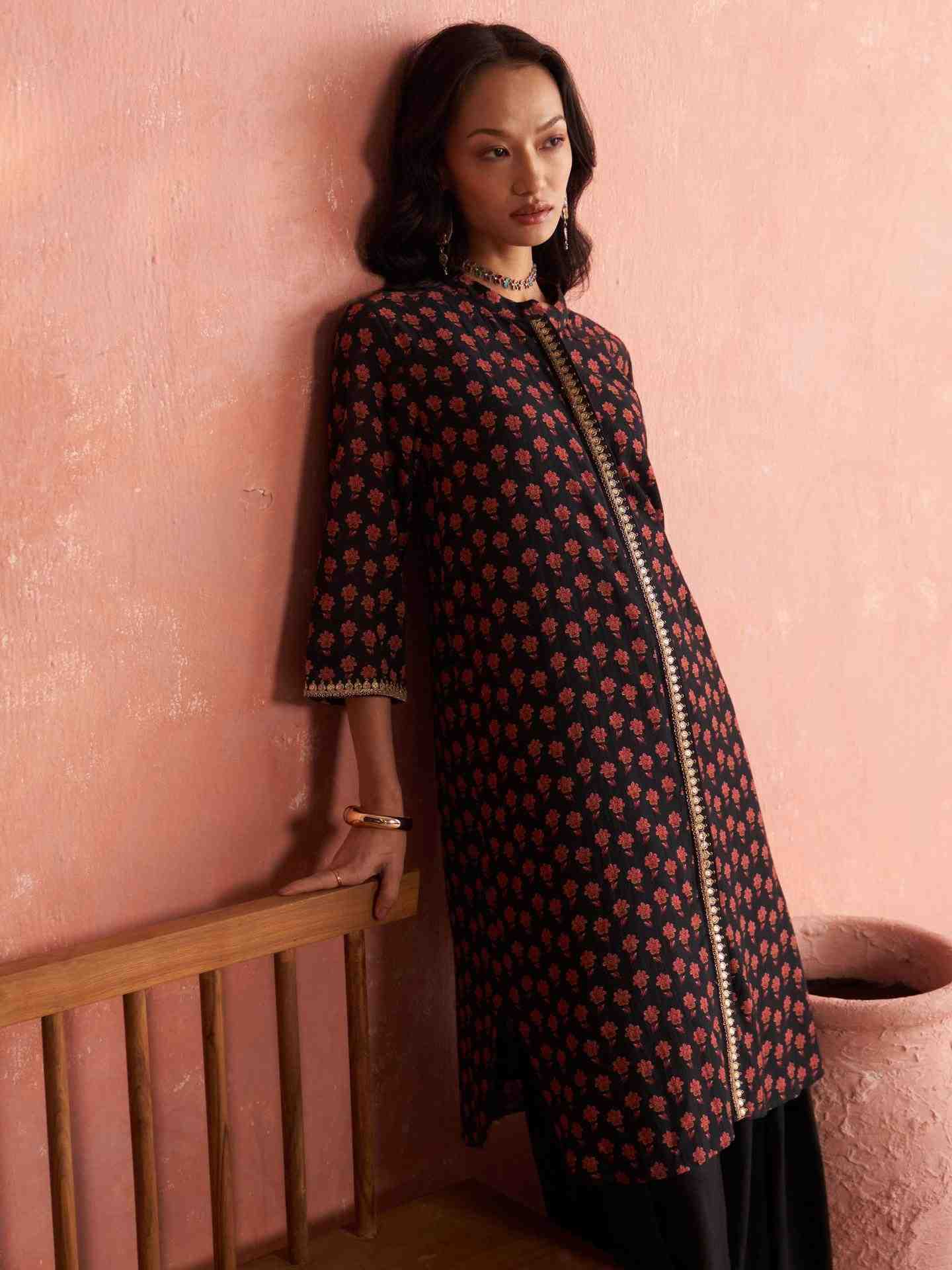 Black Onyx Kurta