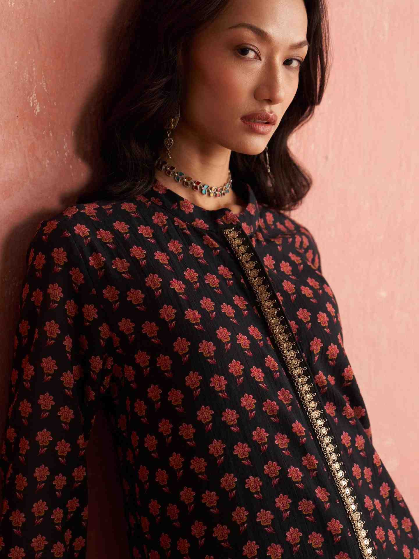 Black Onyx Kurta