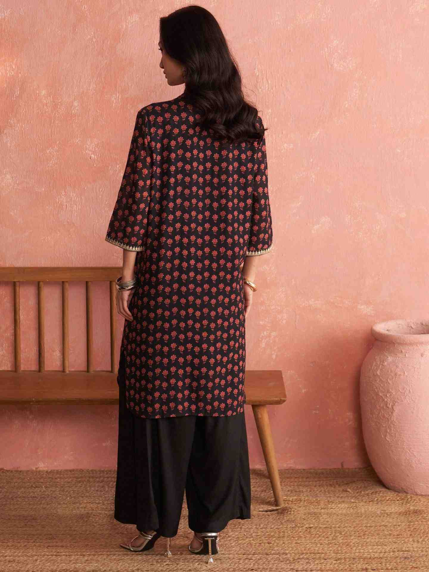 Black Onyx Kurta