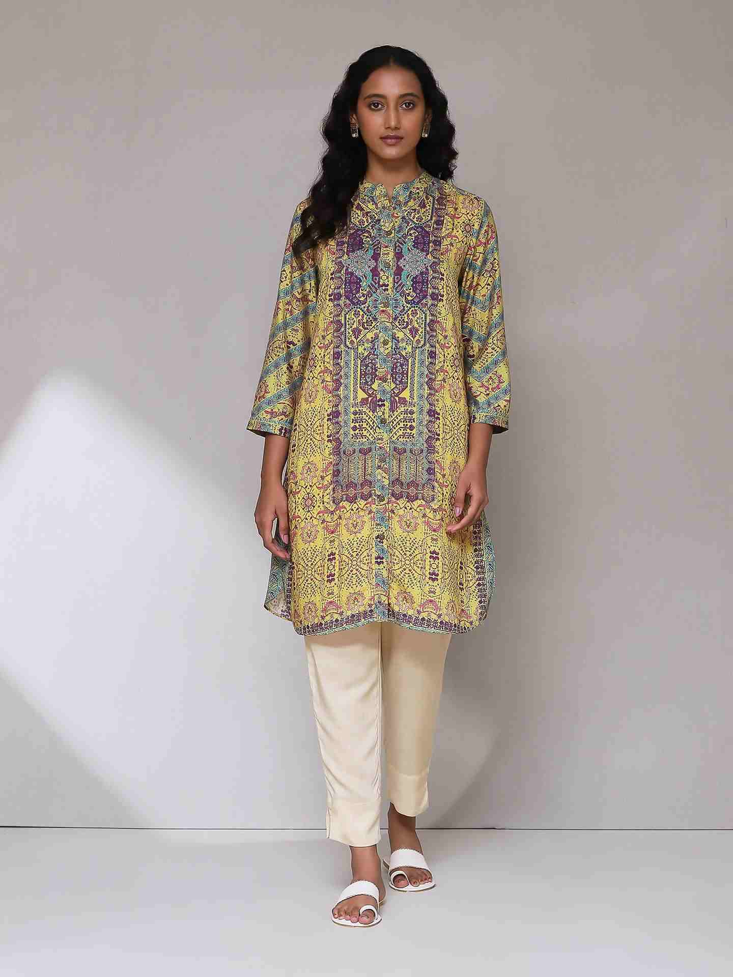 Yellow Pratham Kurta