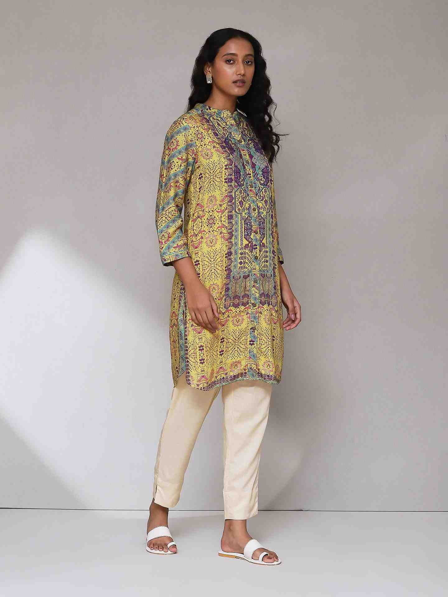 Yellow Pratham Kurta