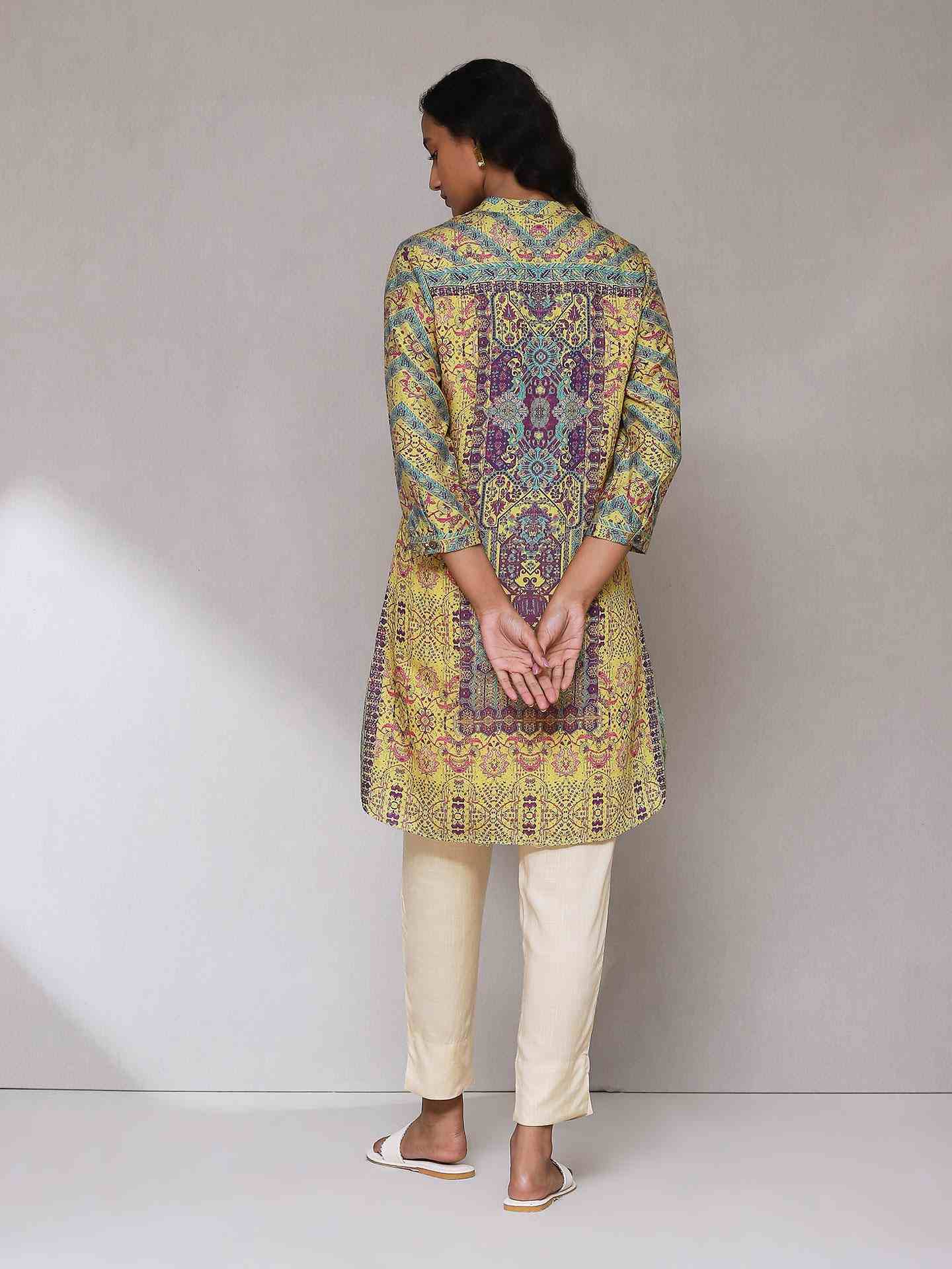 Yellow Pratham Kurta