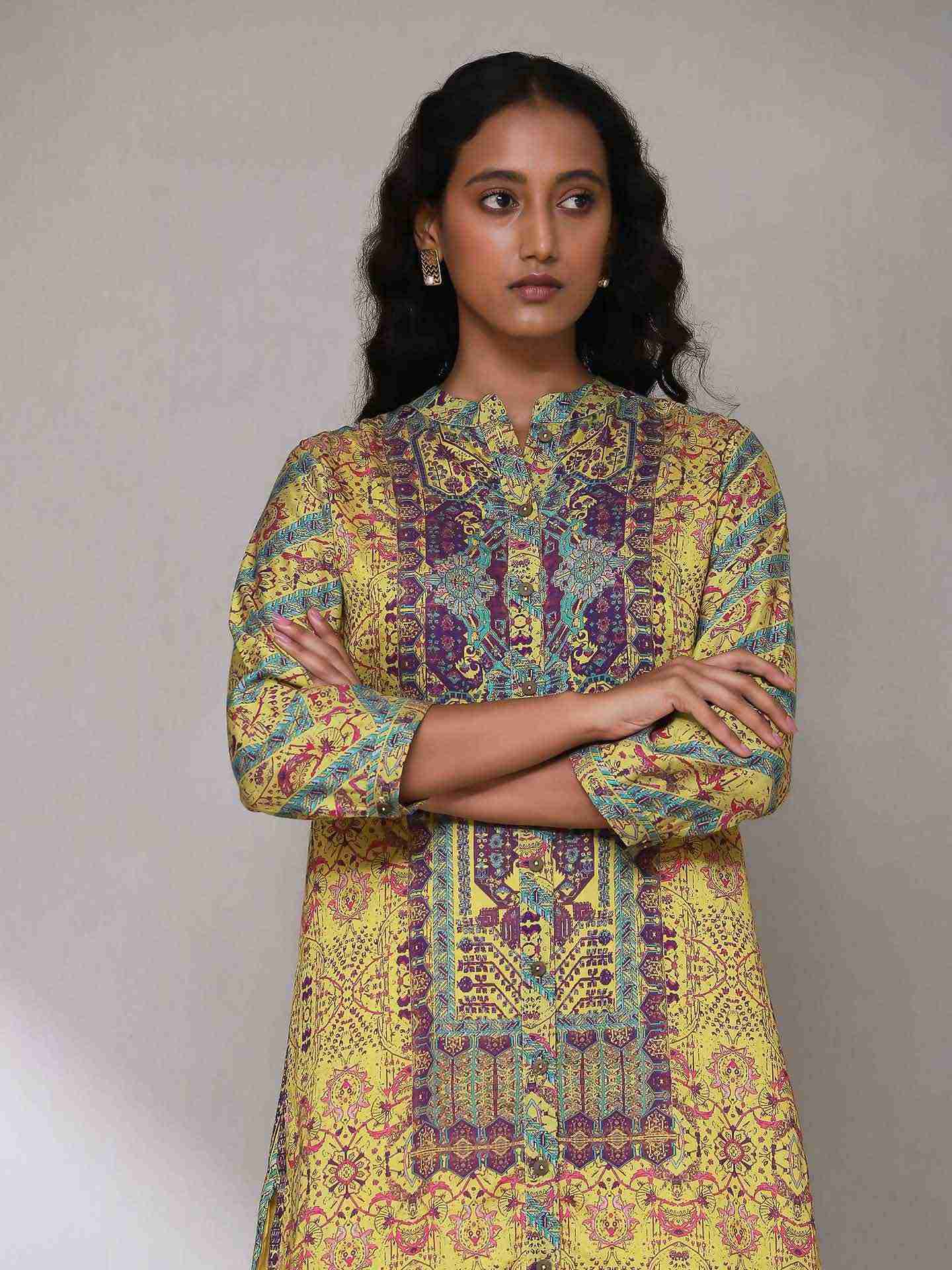 Yellow Pratham Kurta