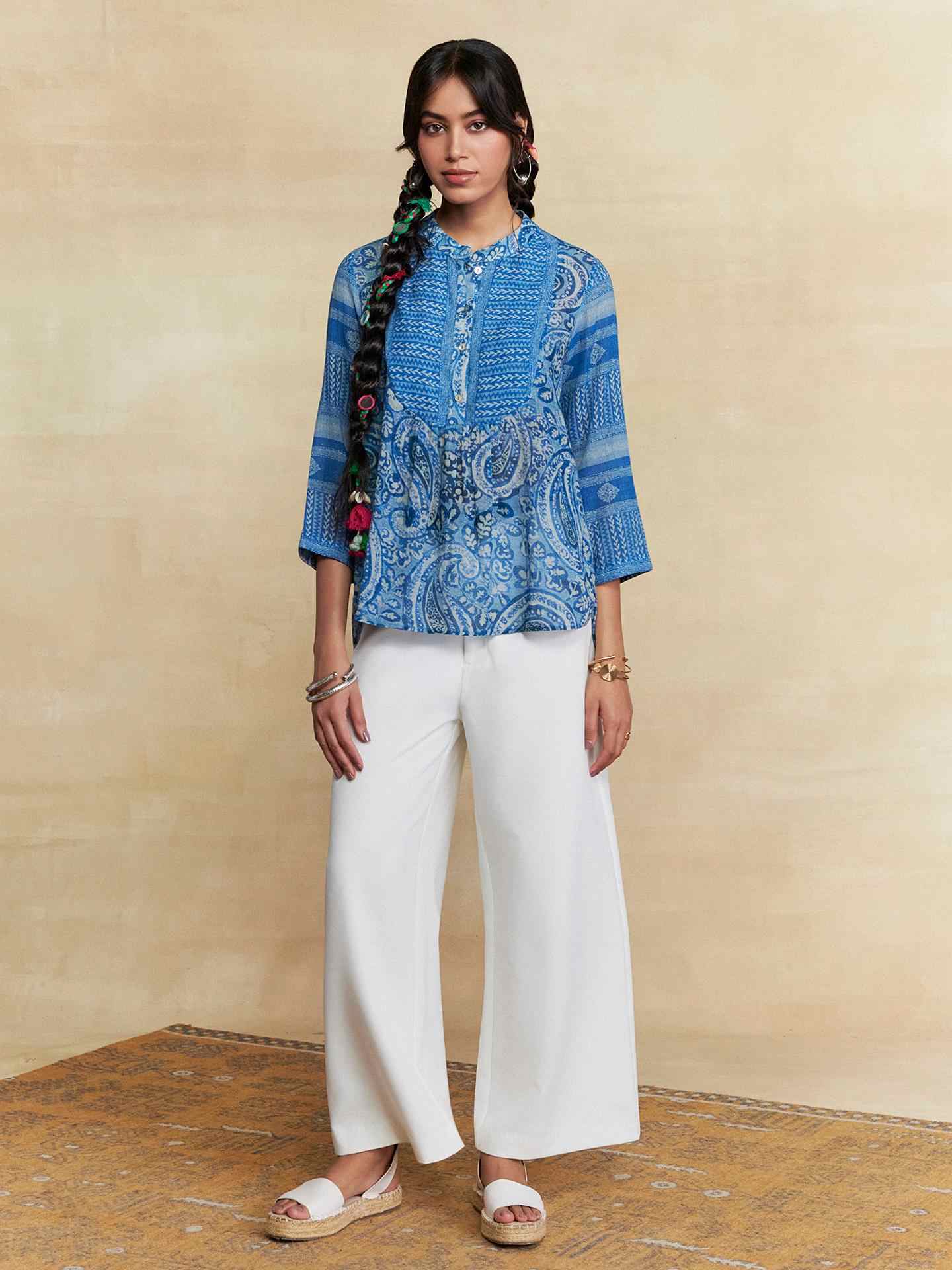 Blue Pashmina
 Kurti