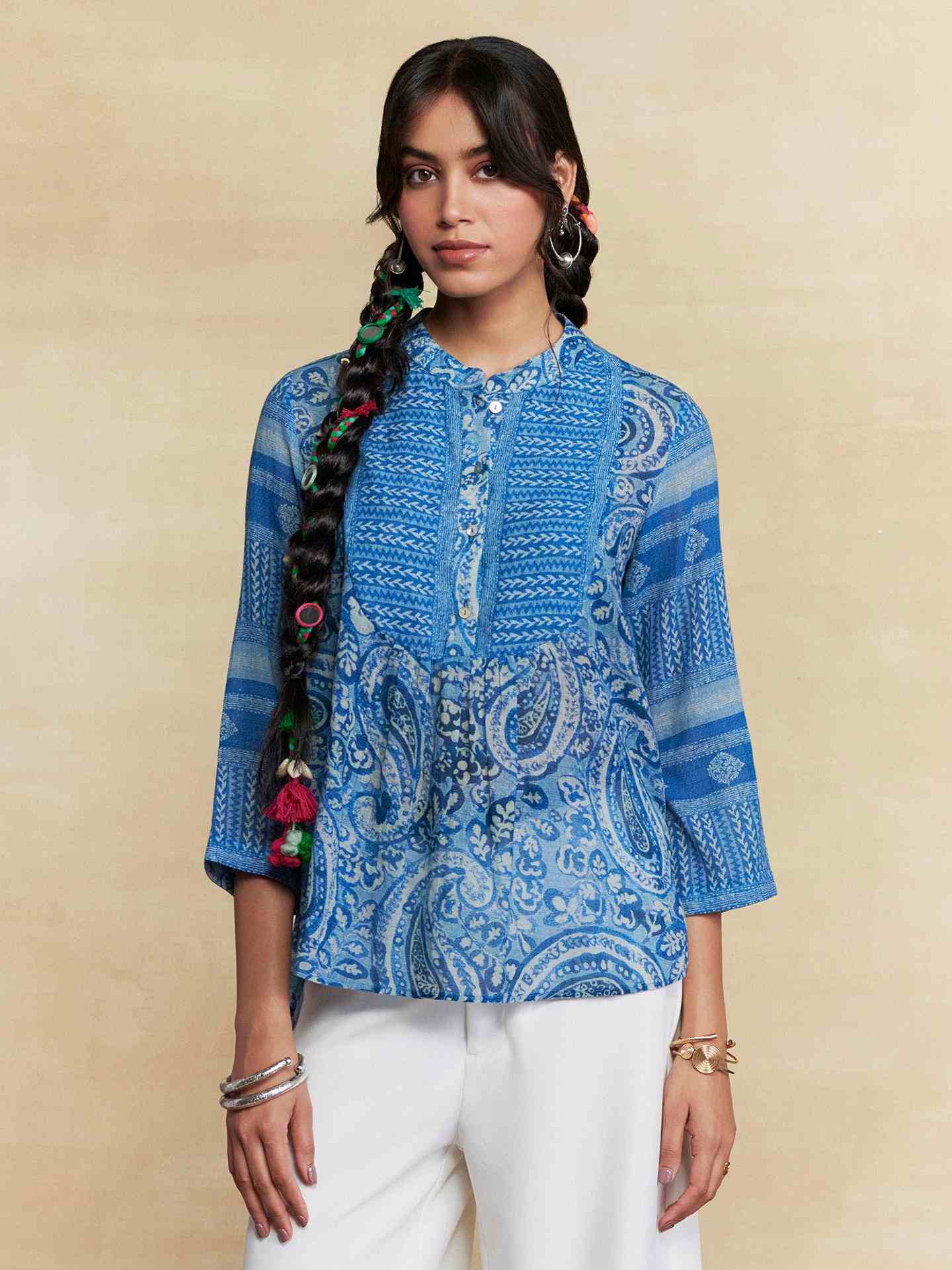 Blue Pashmina
 Kurti