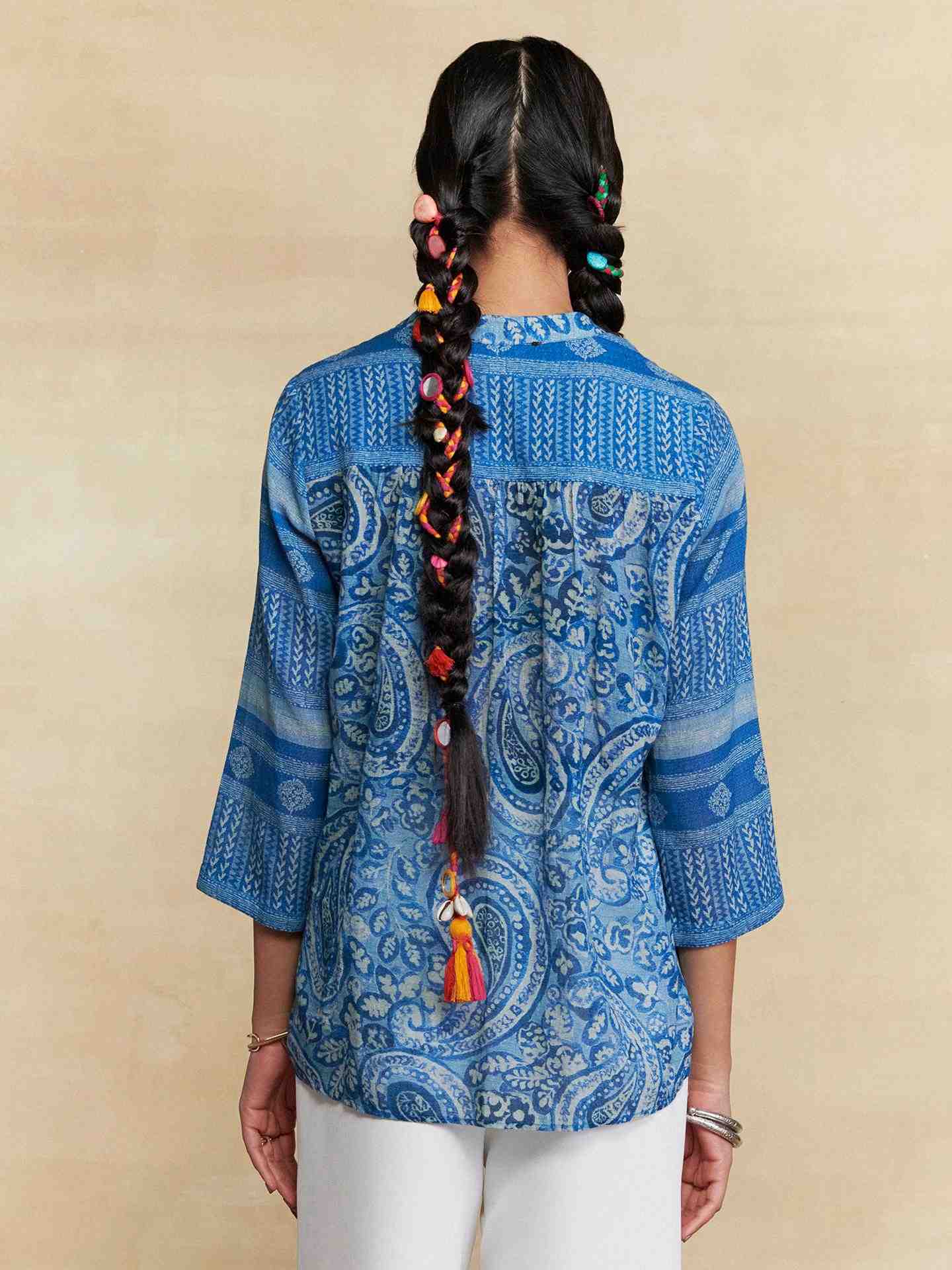 Blue Pashmina
 Kurti