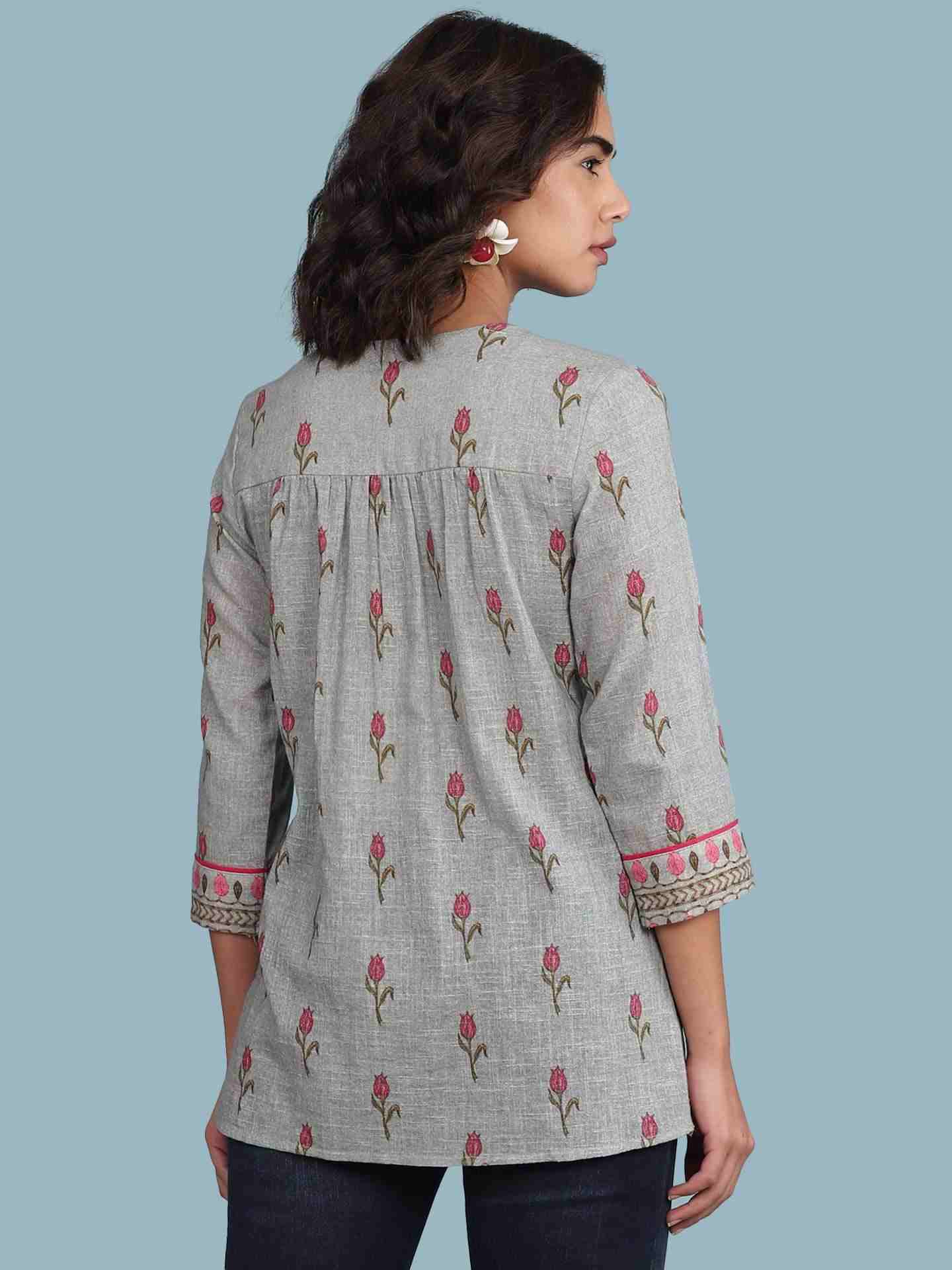 Grey Osha Kurti