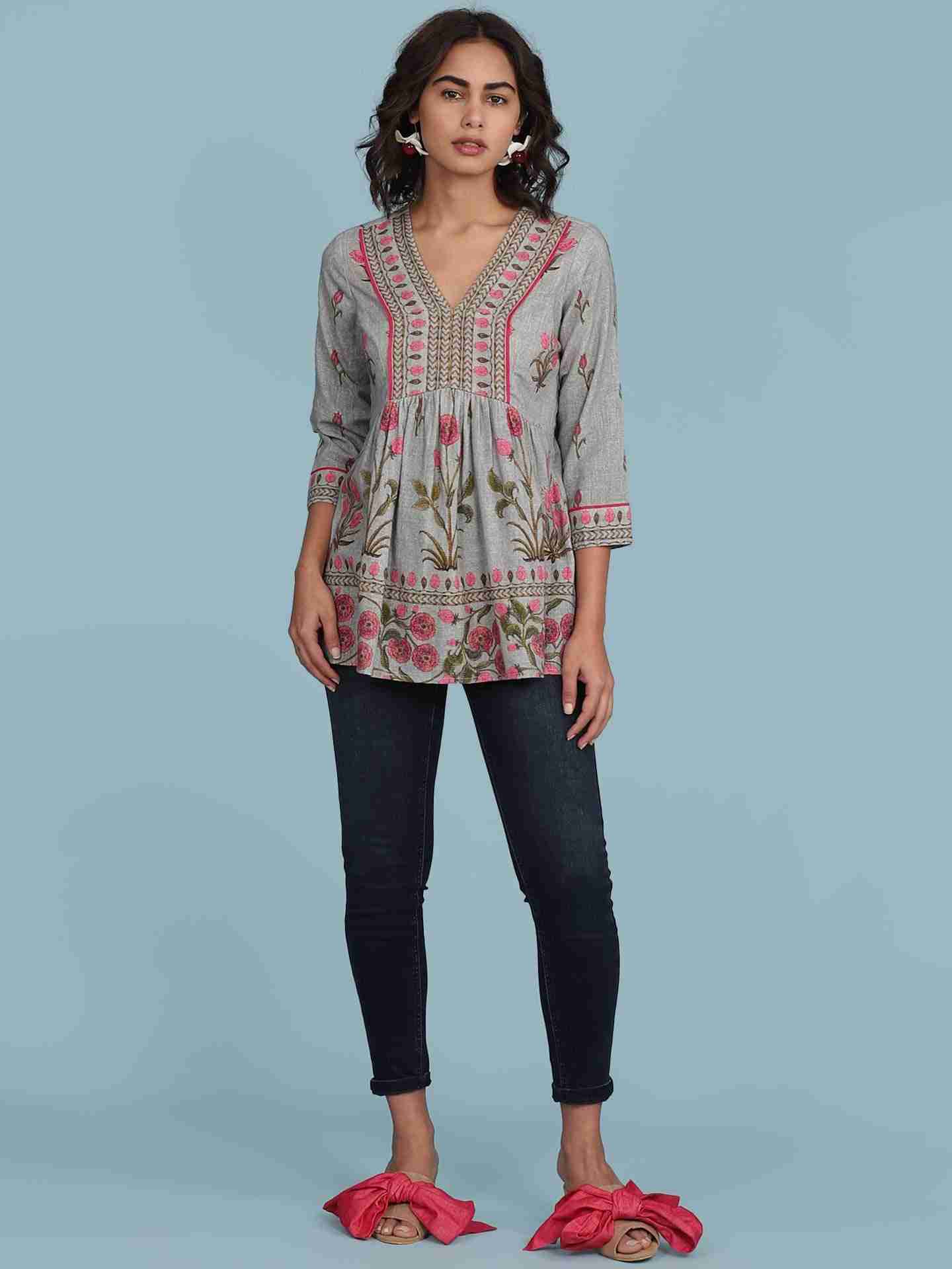 Grey Osha Kurti
