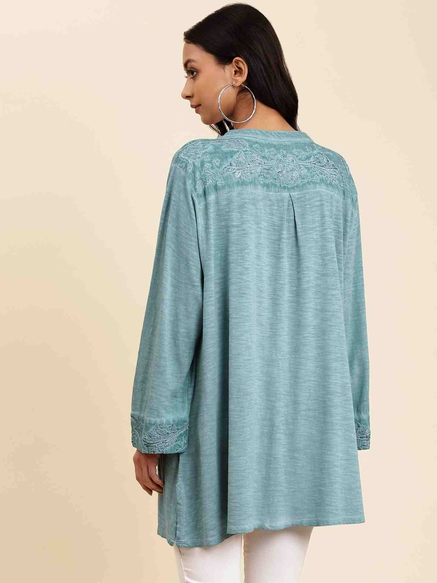 Teal Grishma Kurti