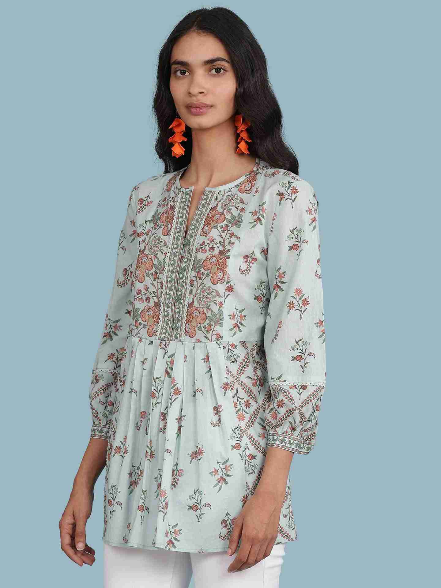 Green Amoli Kurti