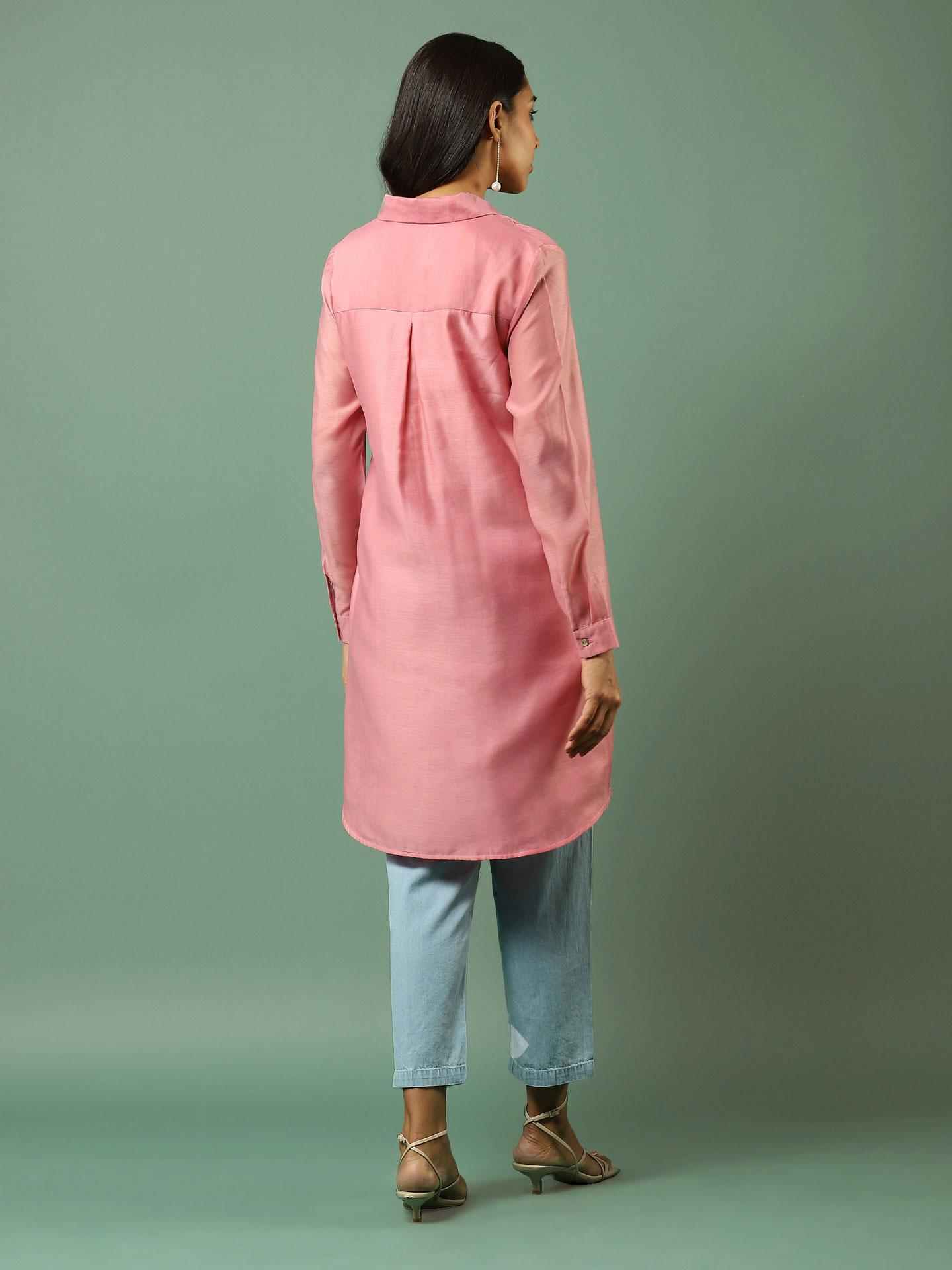 Dusky Pink Adina Kurta