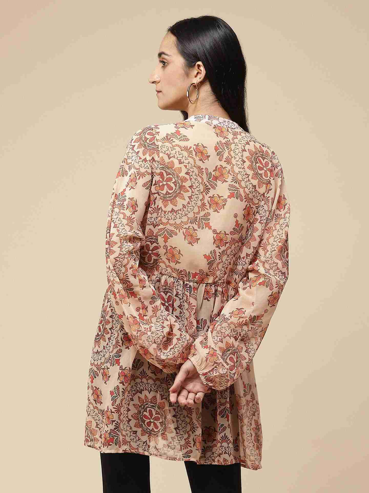 Beige Adriti Tunic