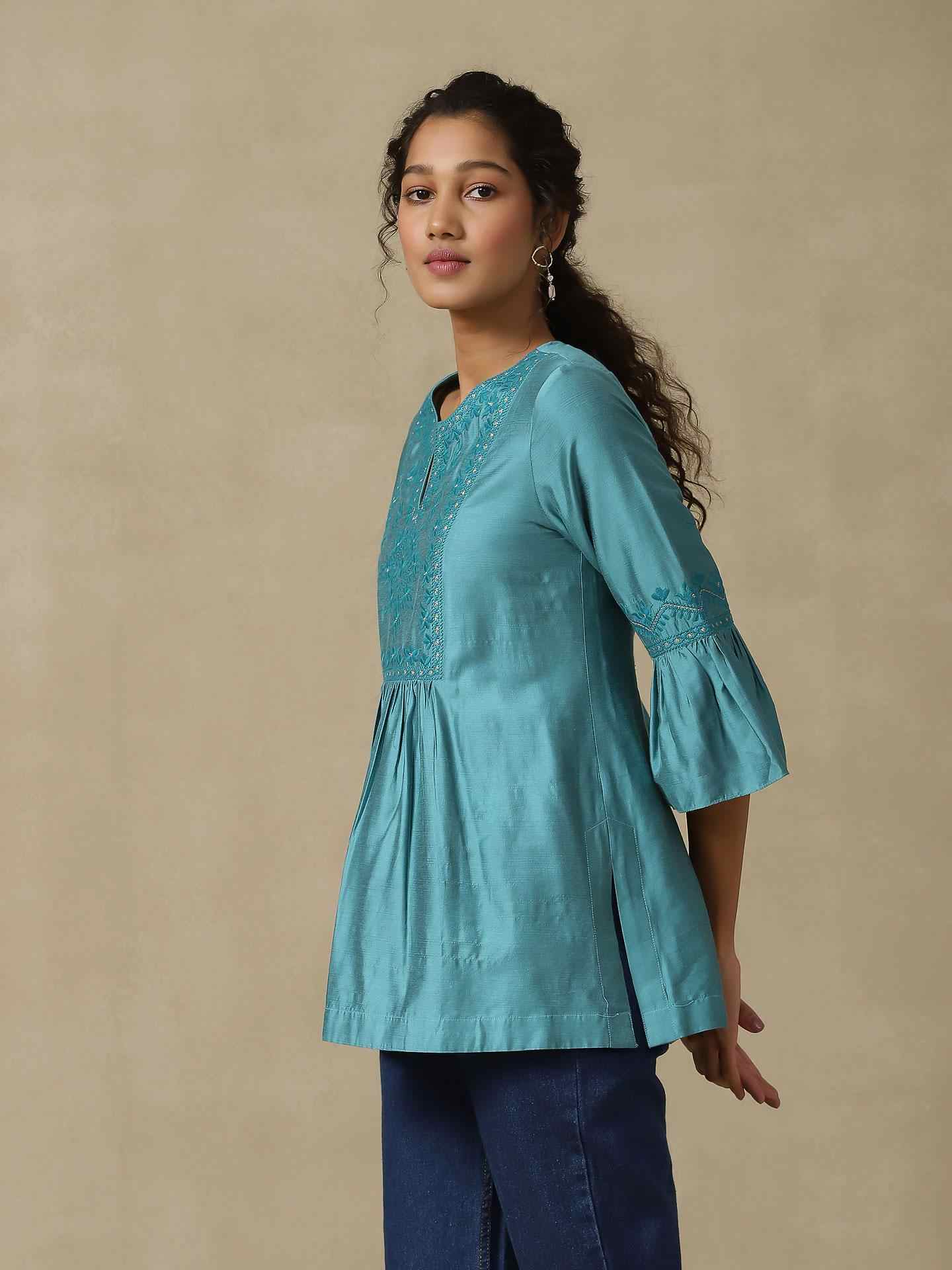 Turq Firosa Festive Kurti