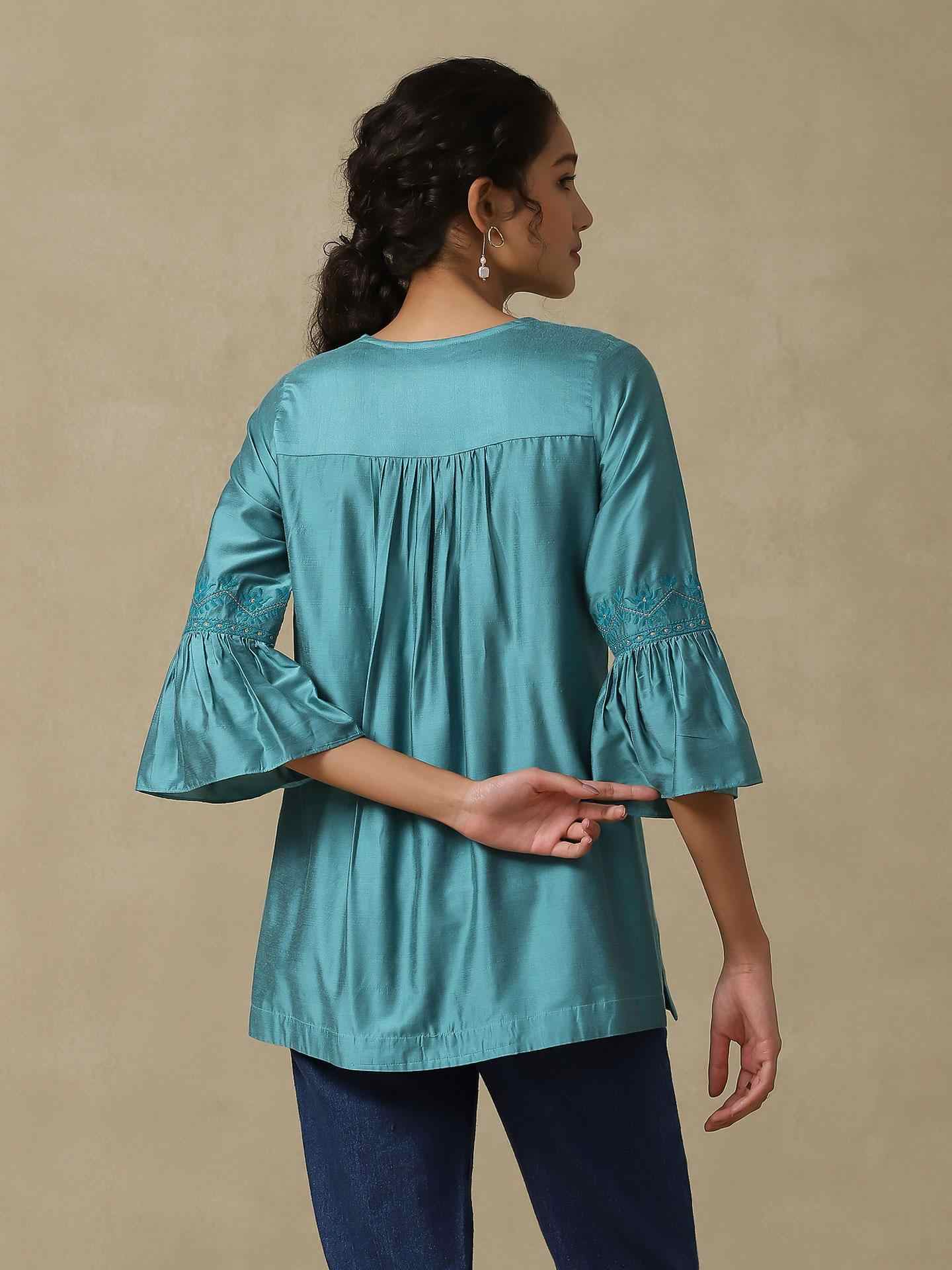 Turq Firosa Festive Kurti