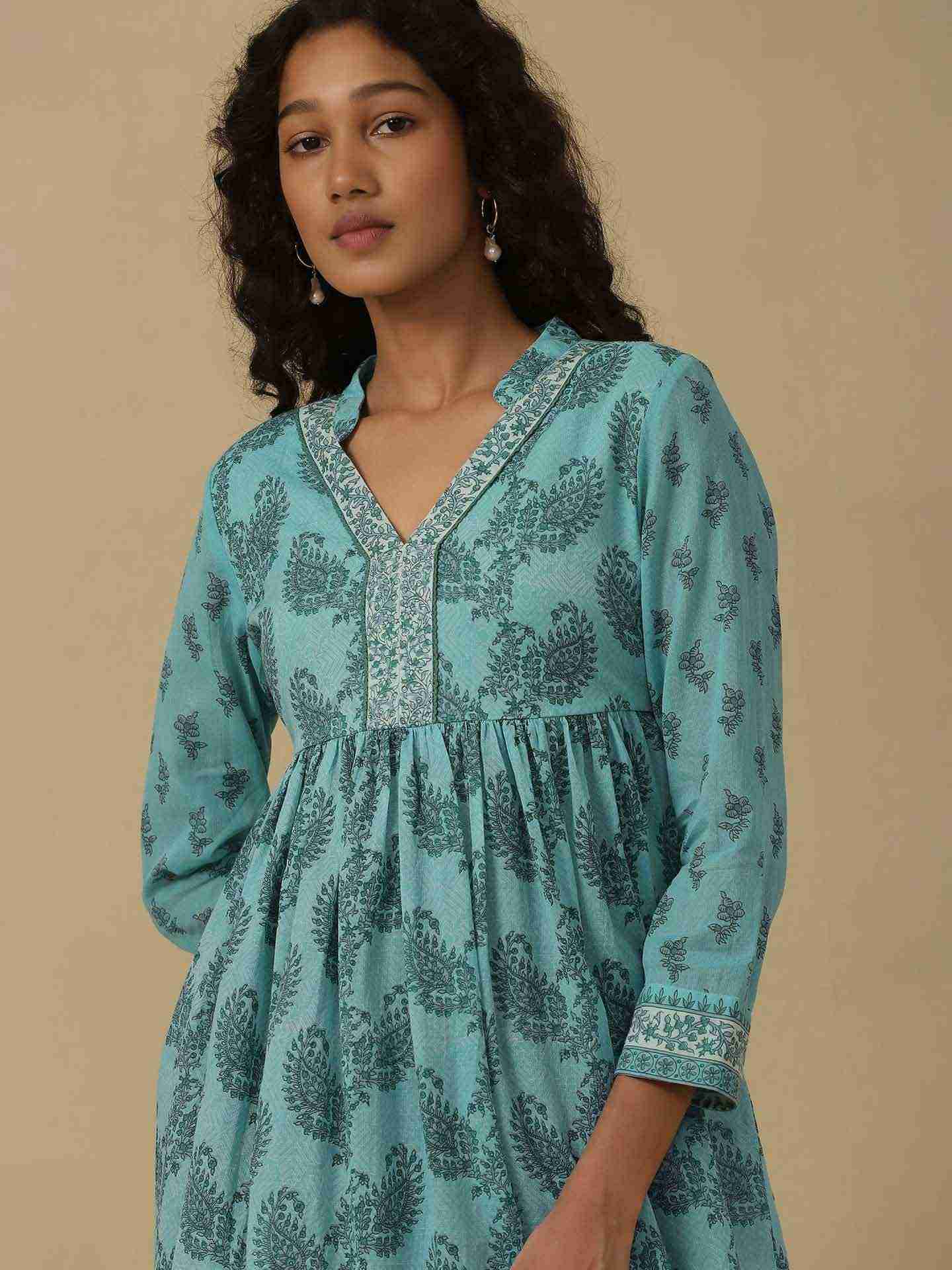Aqua Ashmeera Tiered Top