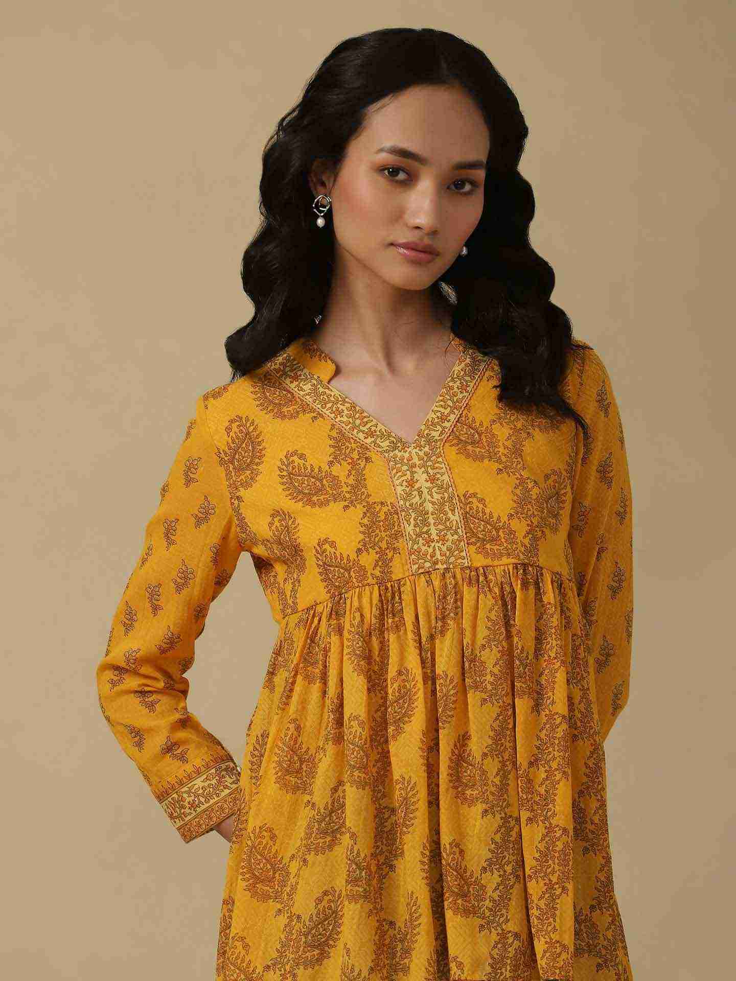 Marigold Ashmeera Tiered Top