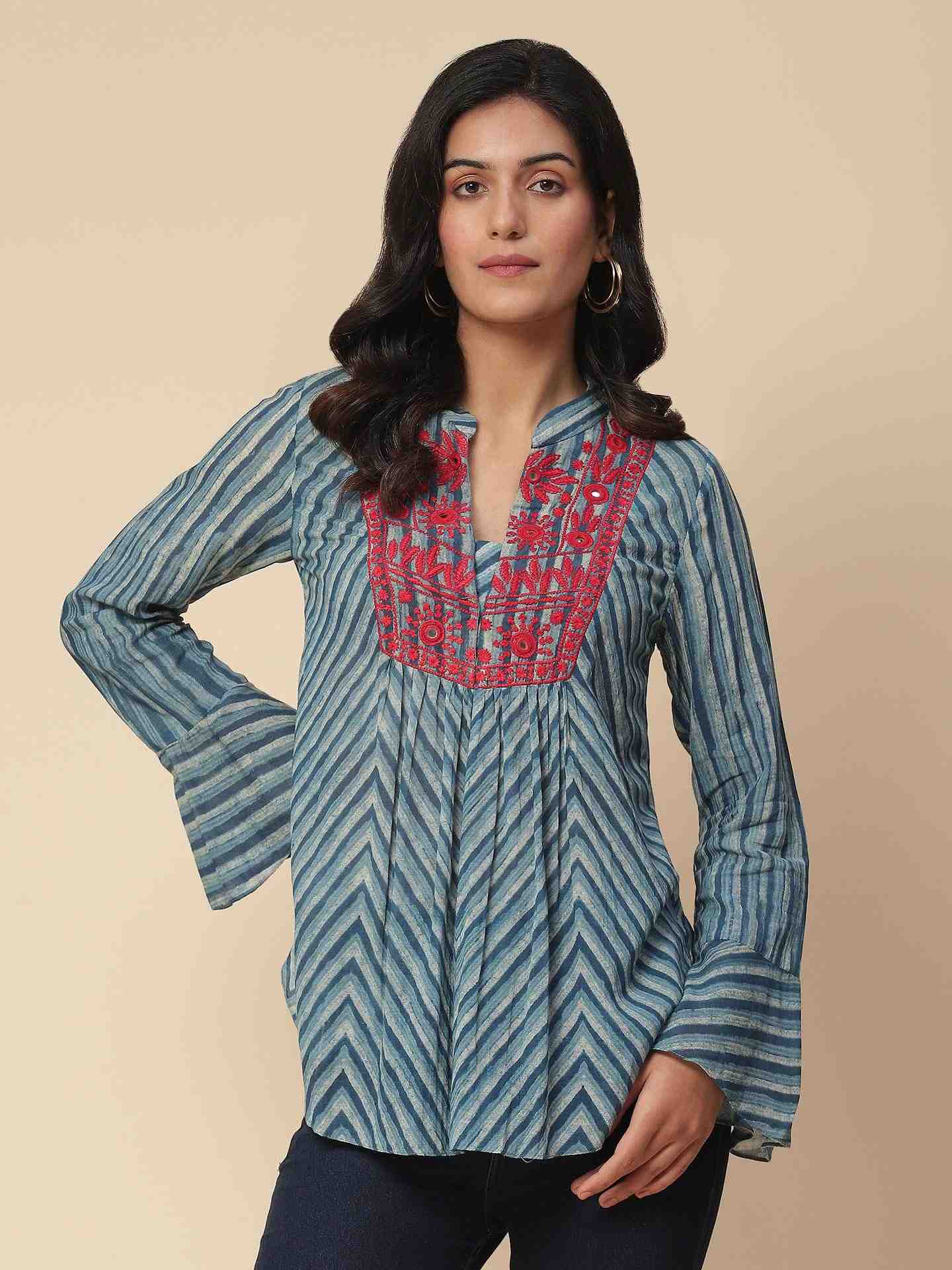 Blue Ramani Kurti