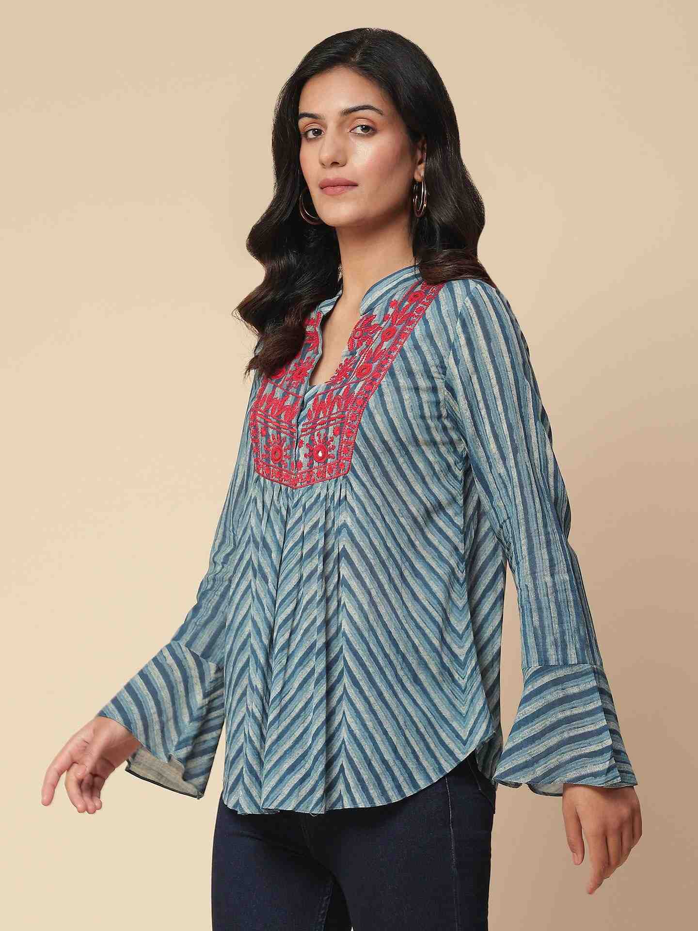 Blue Ramani Kurti