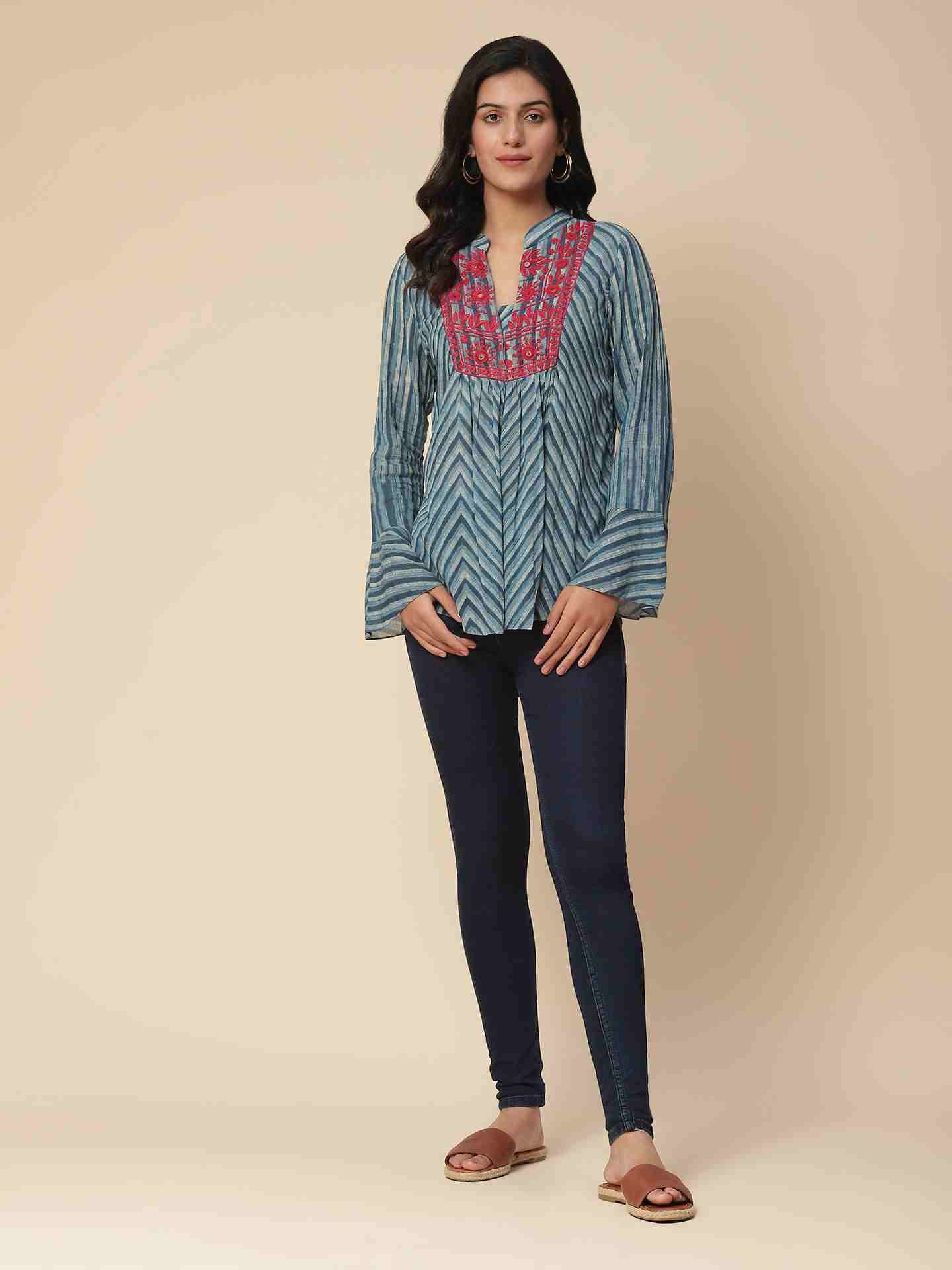 Blue Ramani Kurti