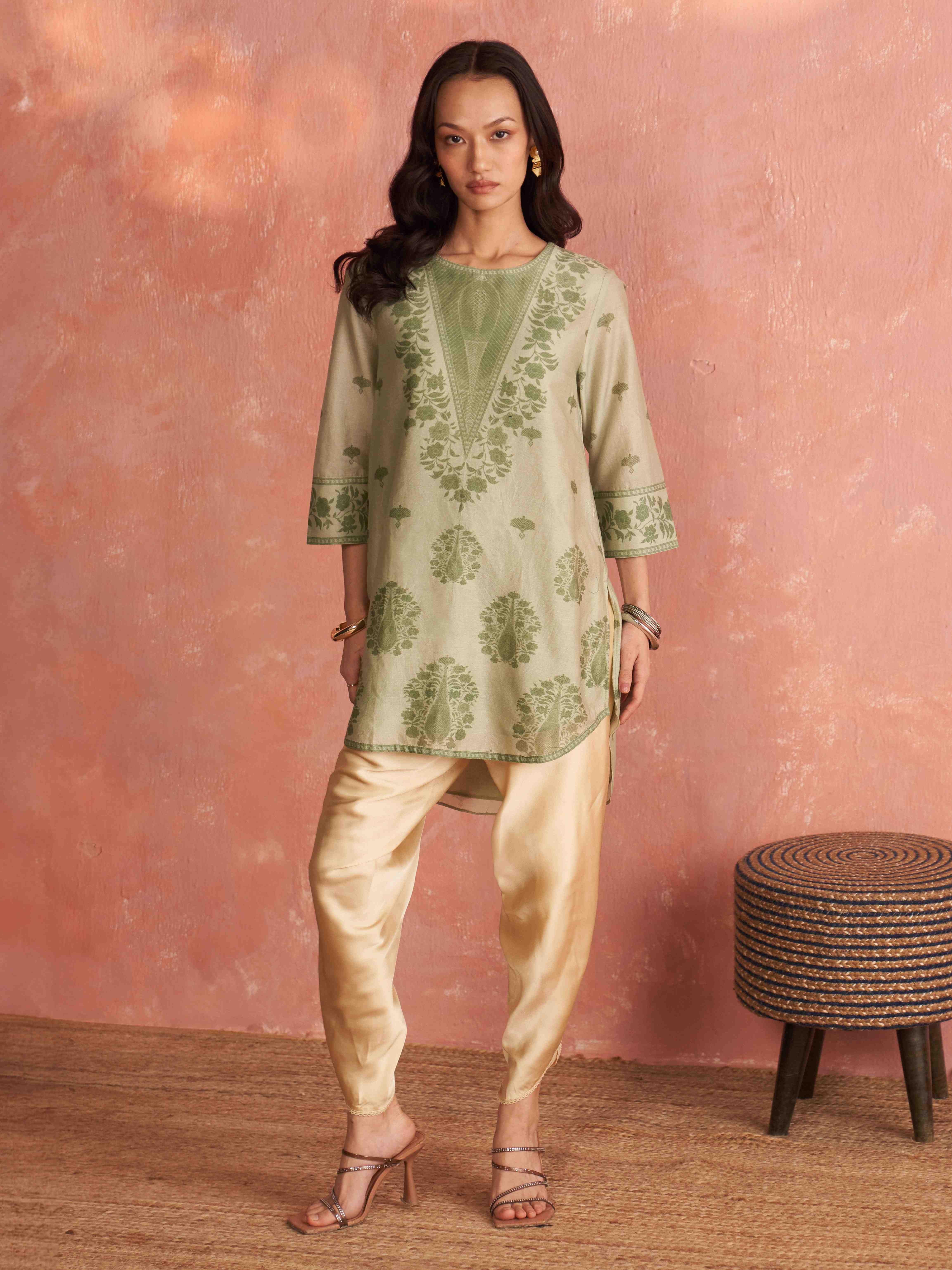 Sage Green Ashokaa Kurti