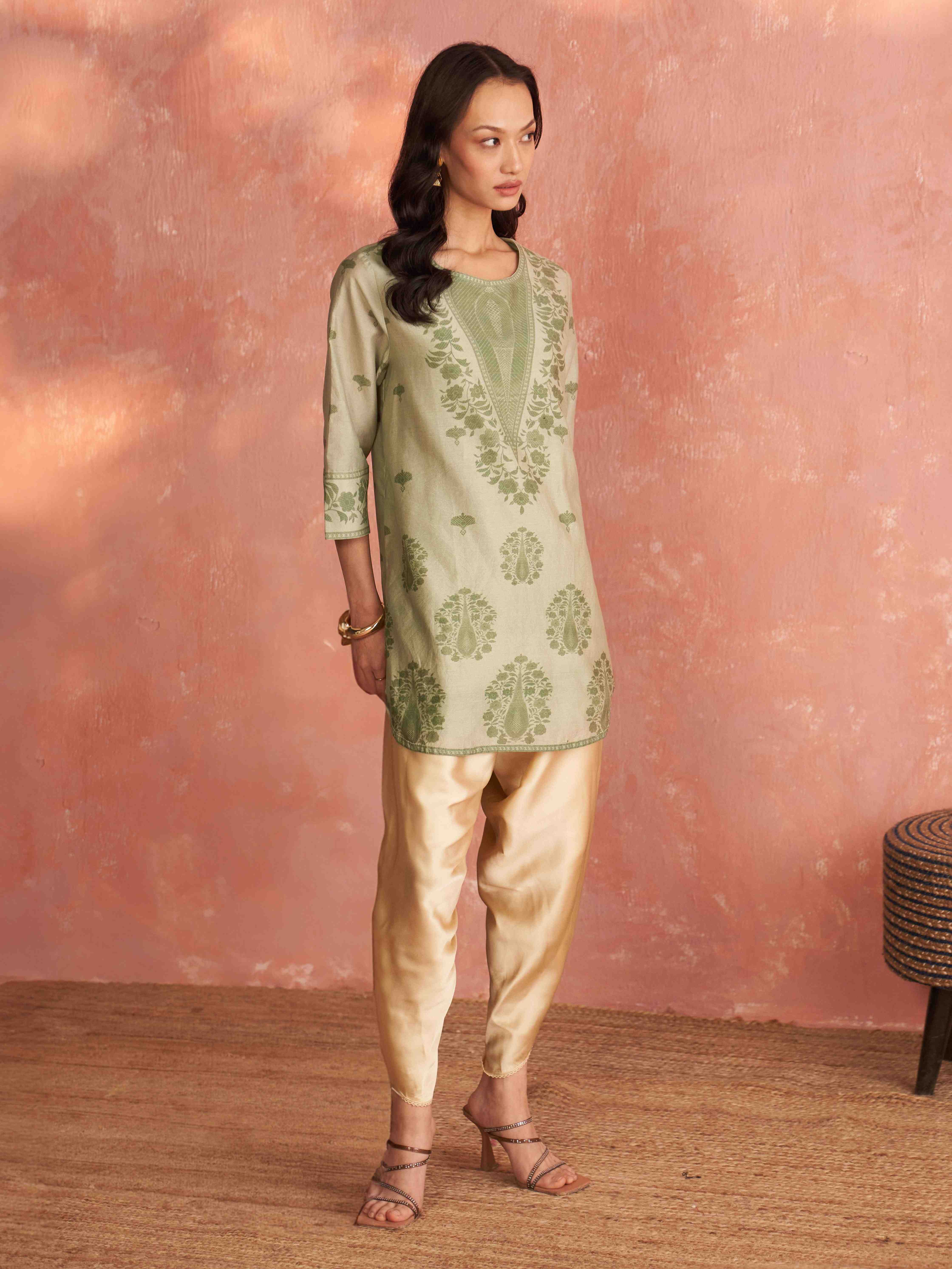 Sage Green Ashokaa Kurti