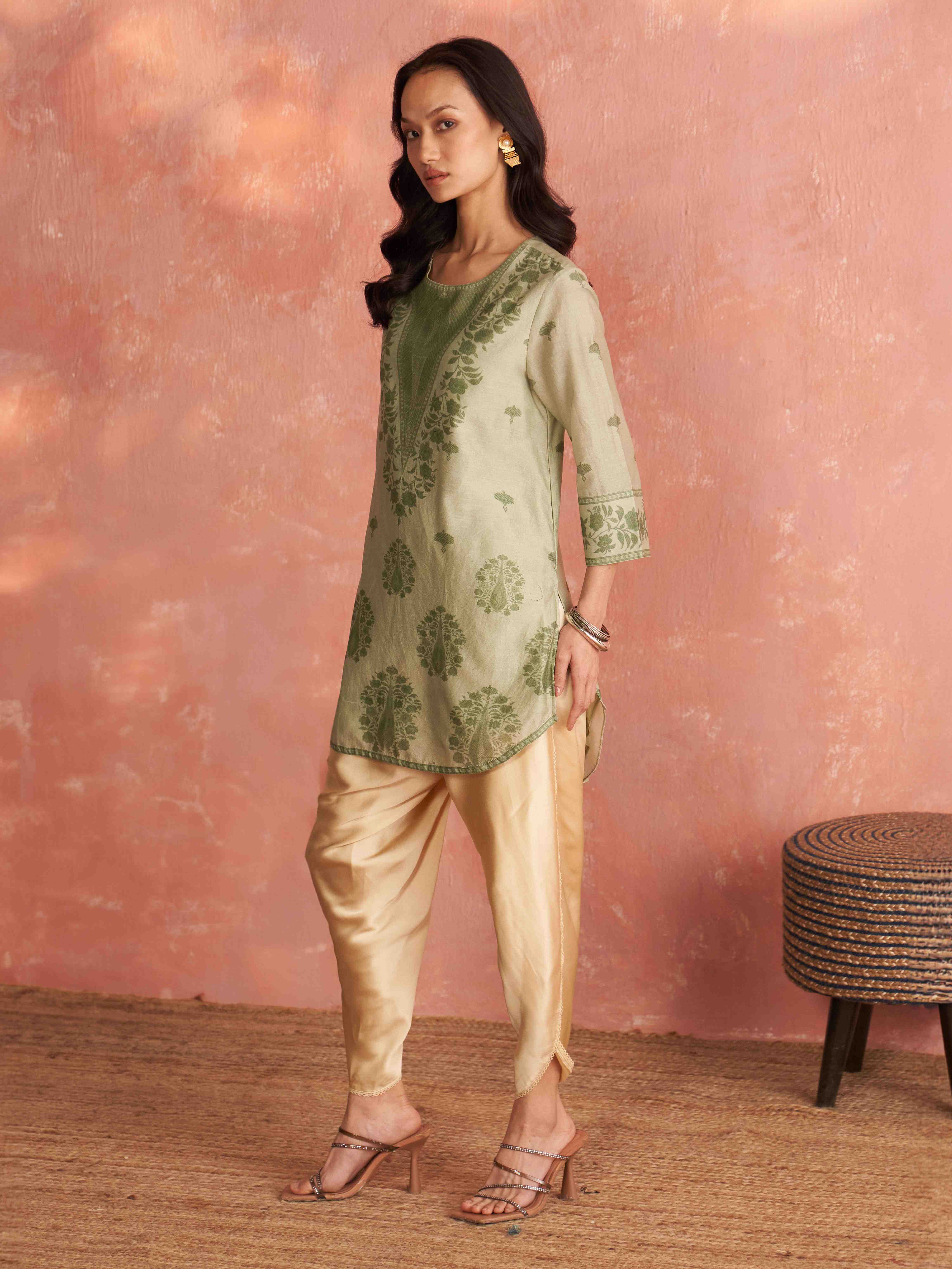 Sage Green Ashokaa Kurti
