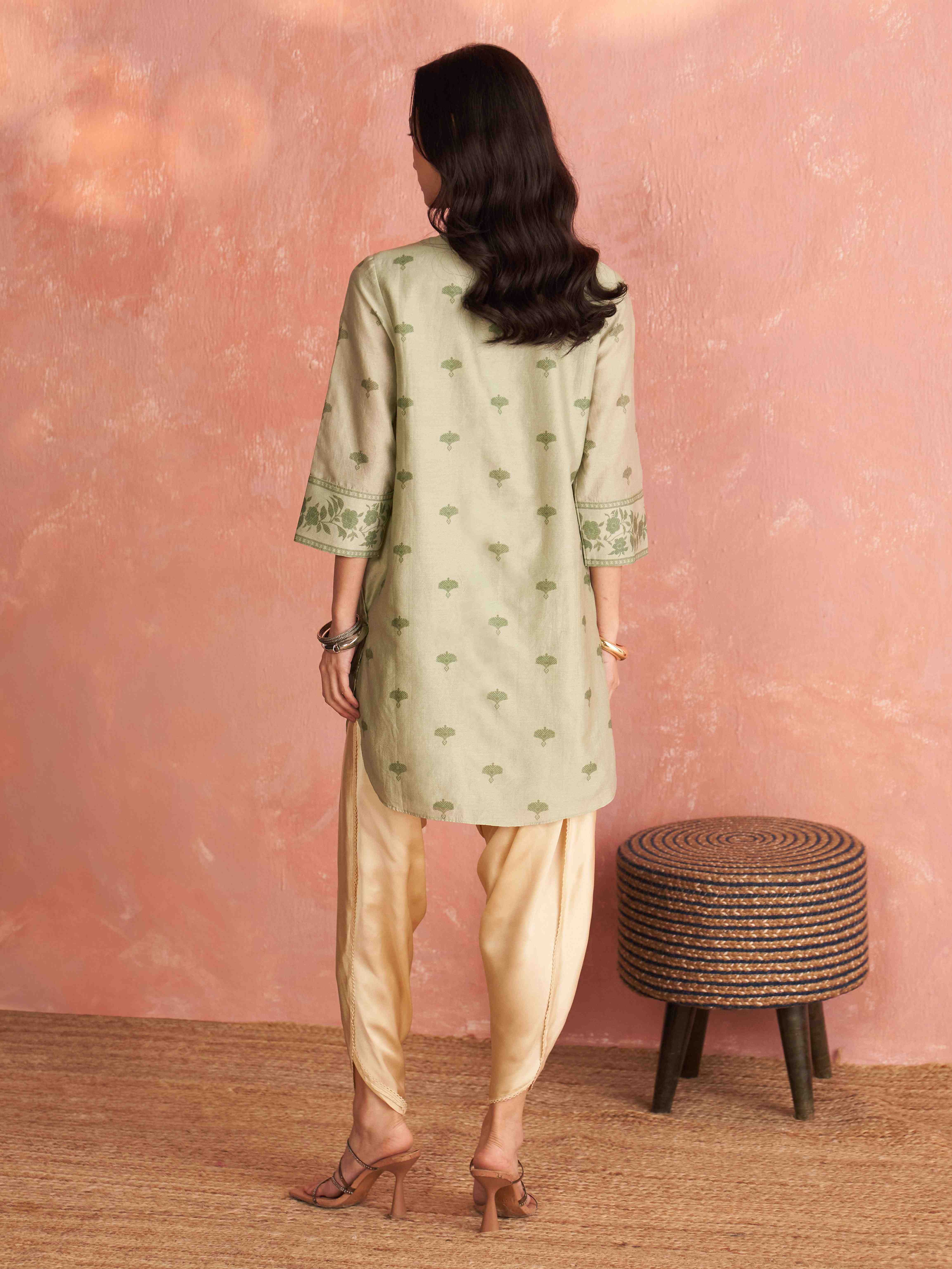 Sage Green Ashokaa Kurti