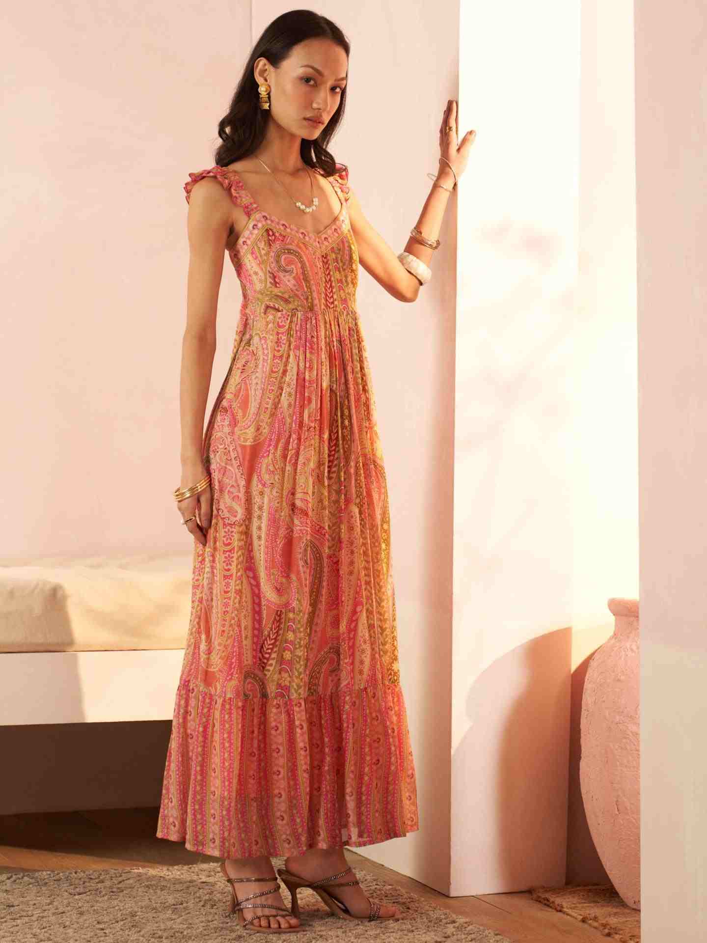 Pink Marlin Long Dress