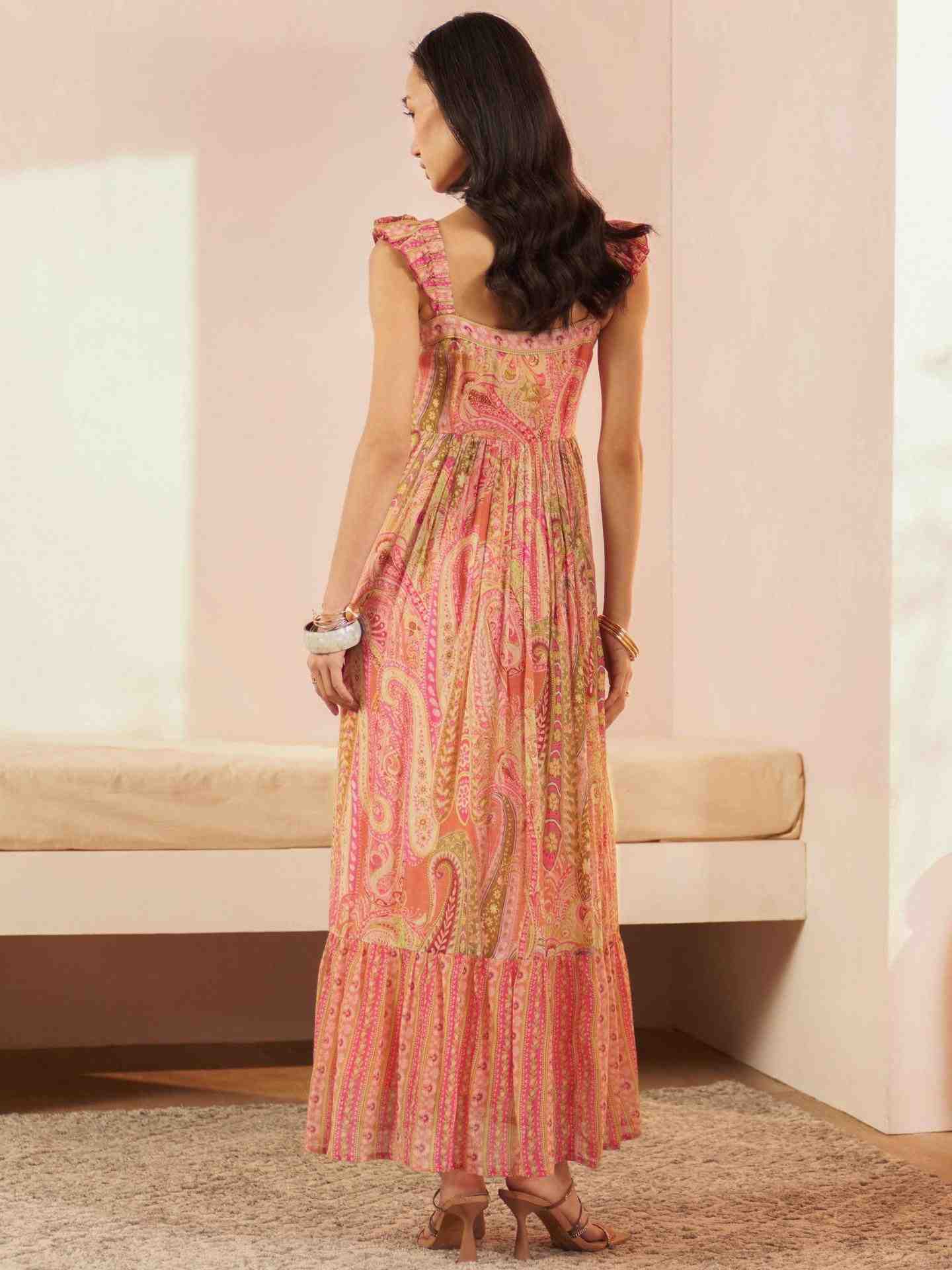 Pink Marlin Long Dress