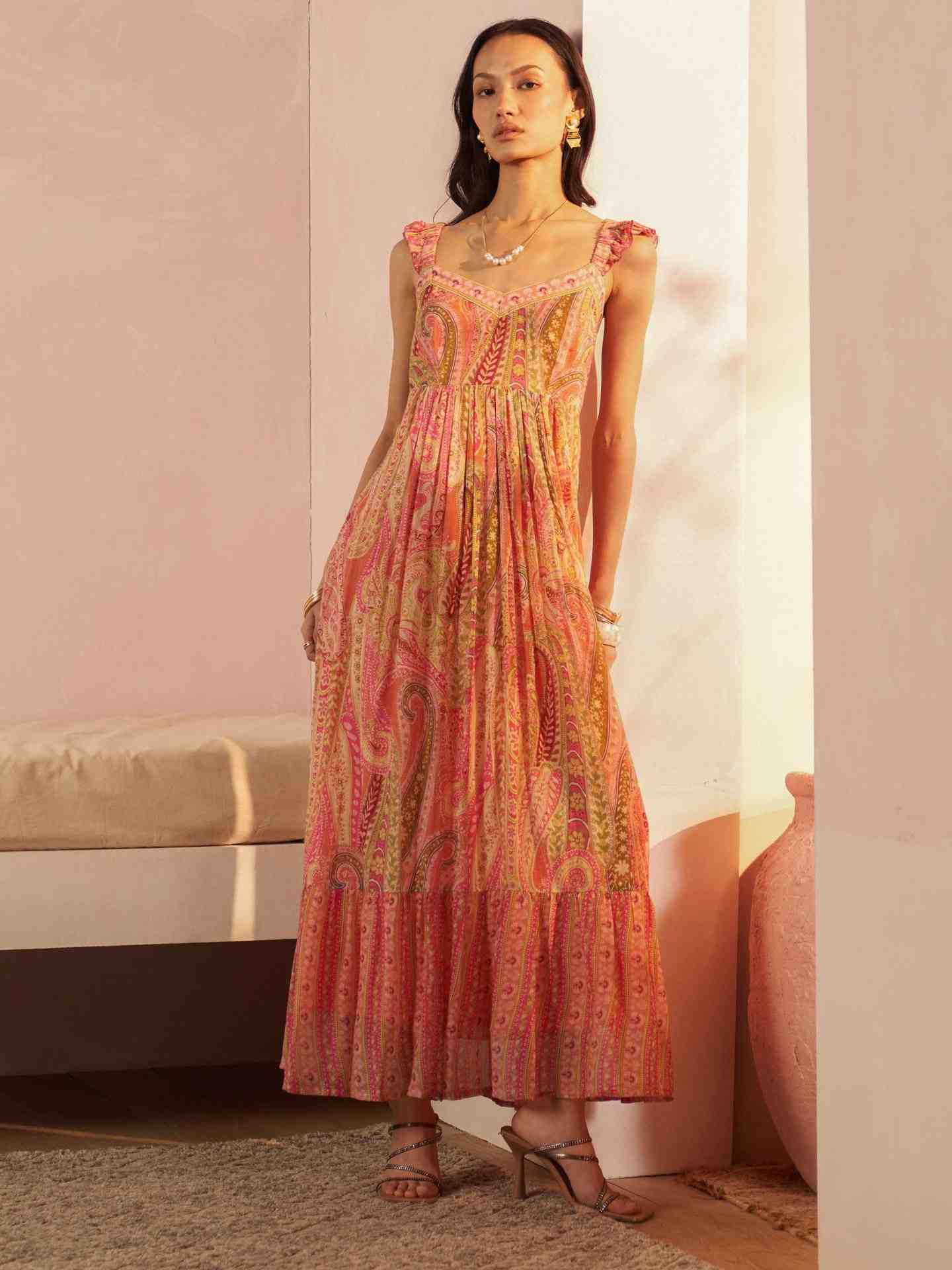 Pink Marlin Long Dress