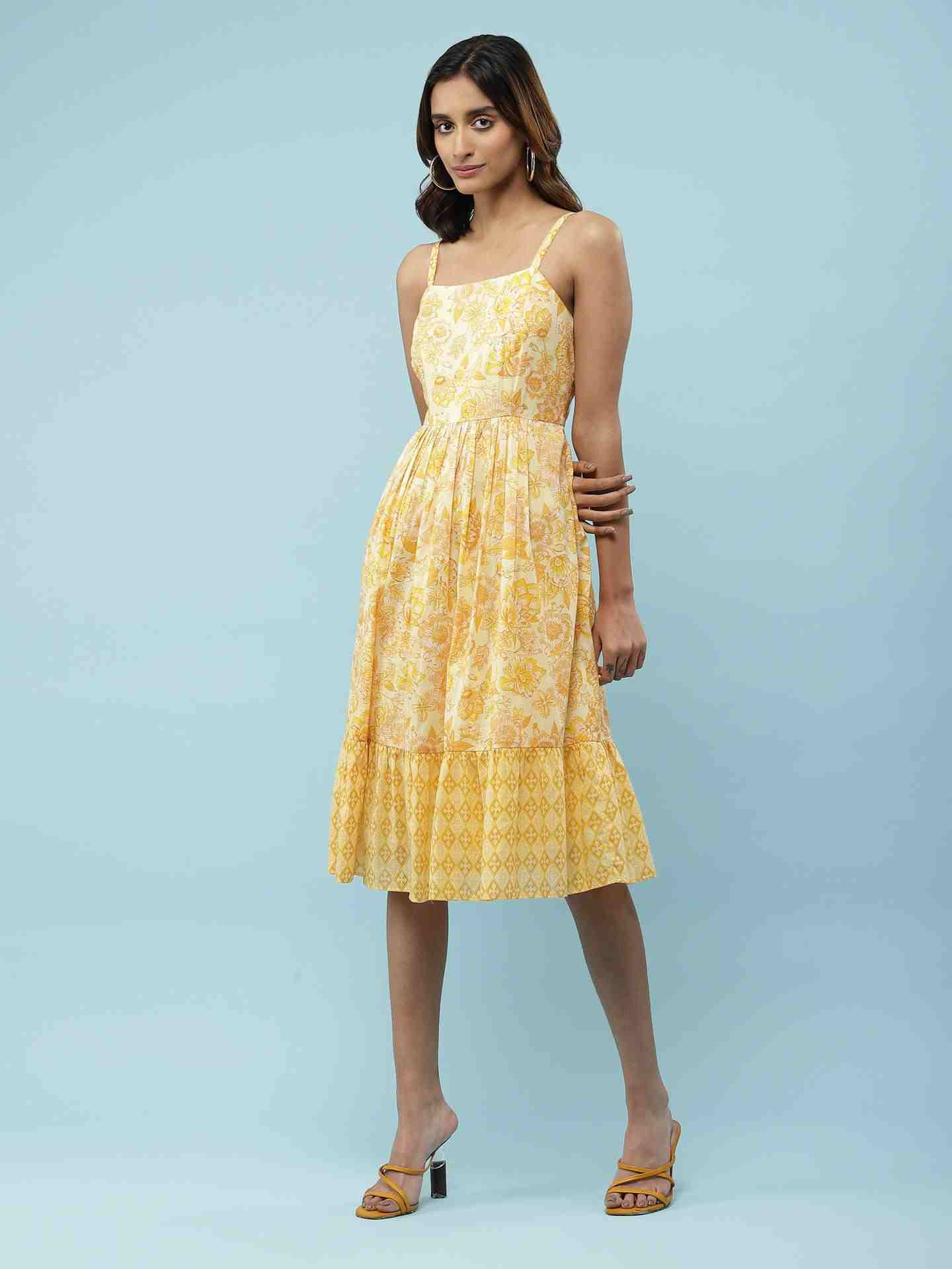Yellow Suhani Long Dress