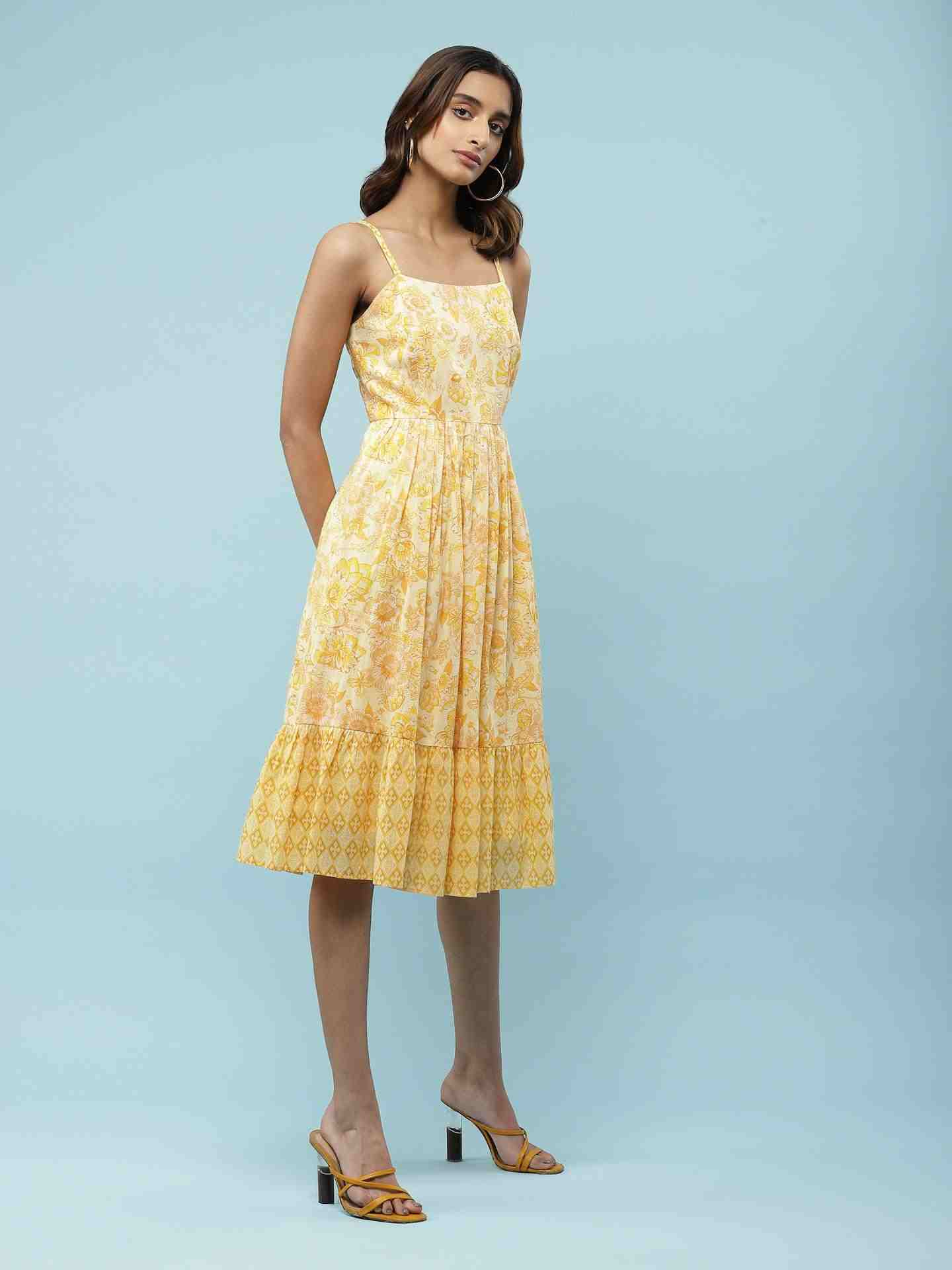 Yellow Suhani Long Dress