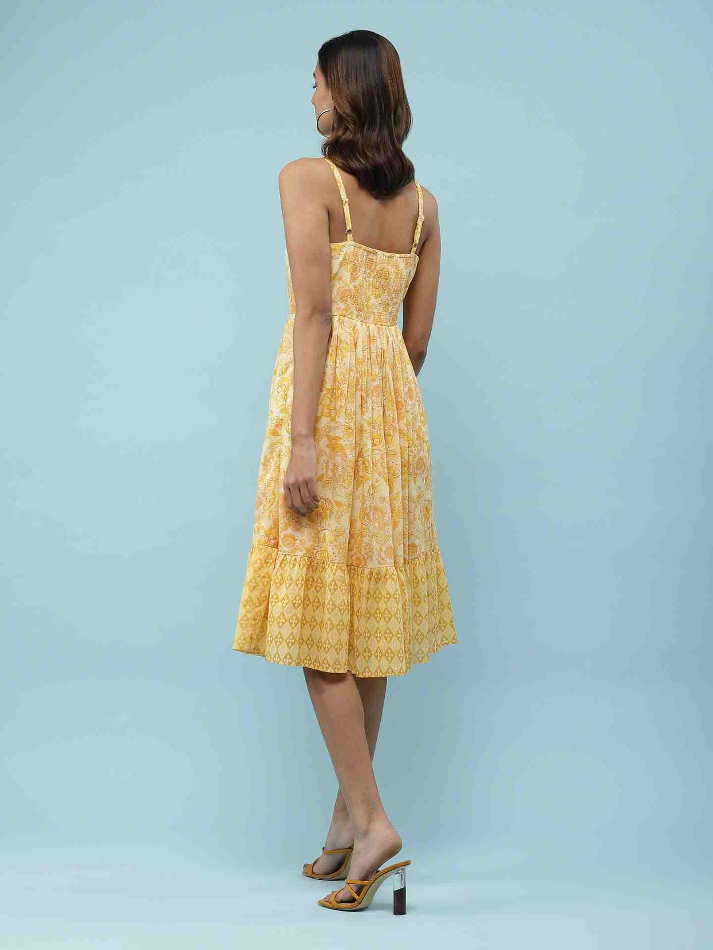 Yellow Suhani Long Dress