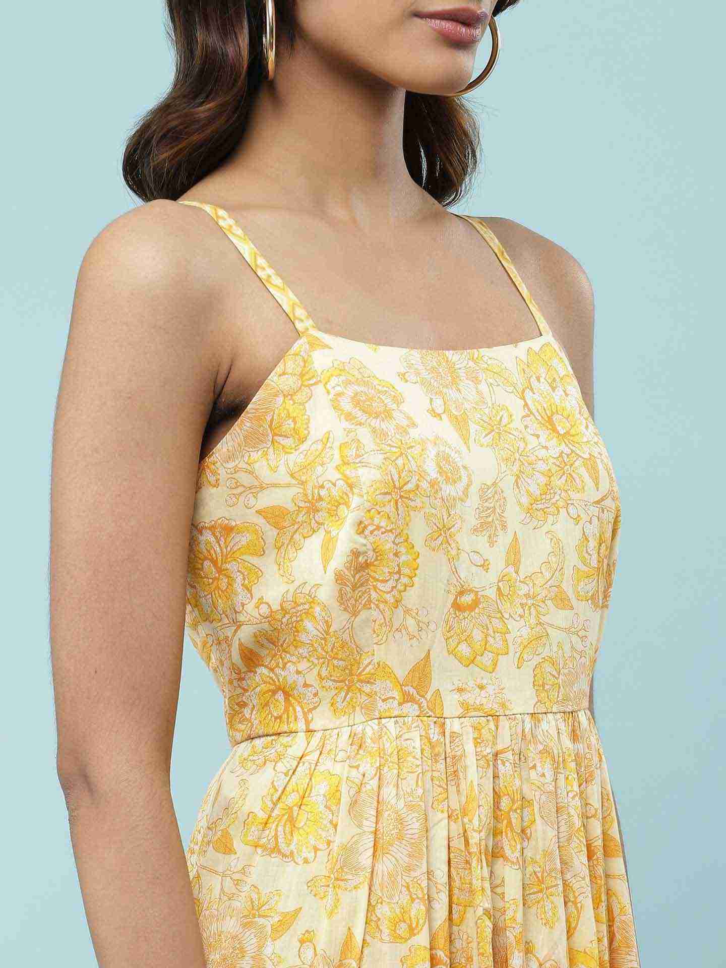 Yellow Suhani Long Dress