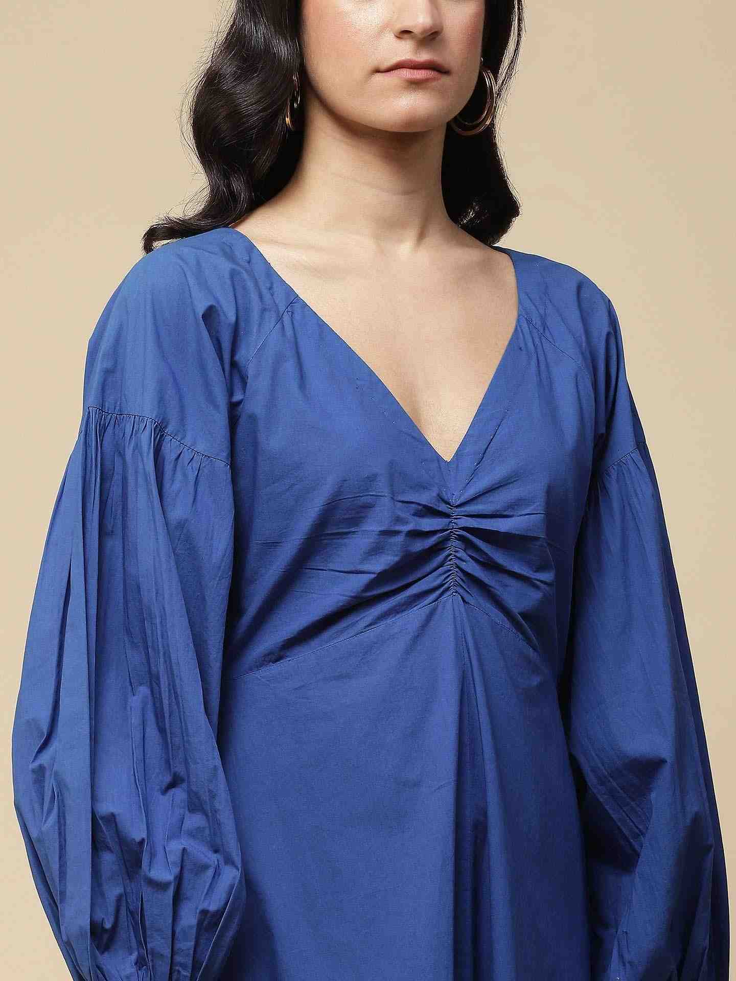 Royal Blue Havana Long Dress