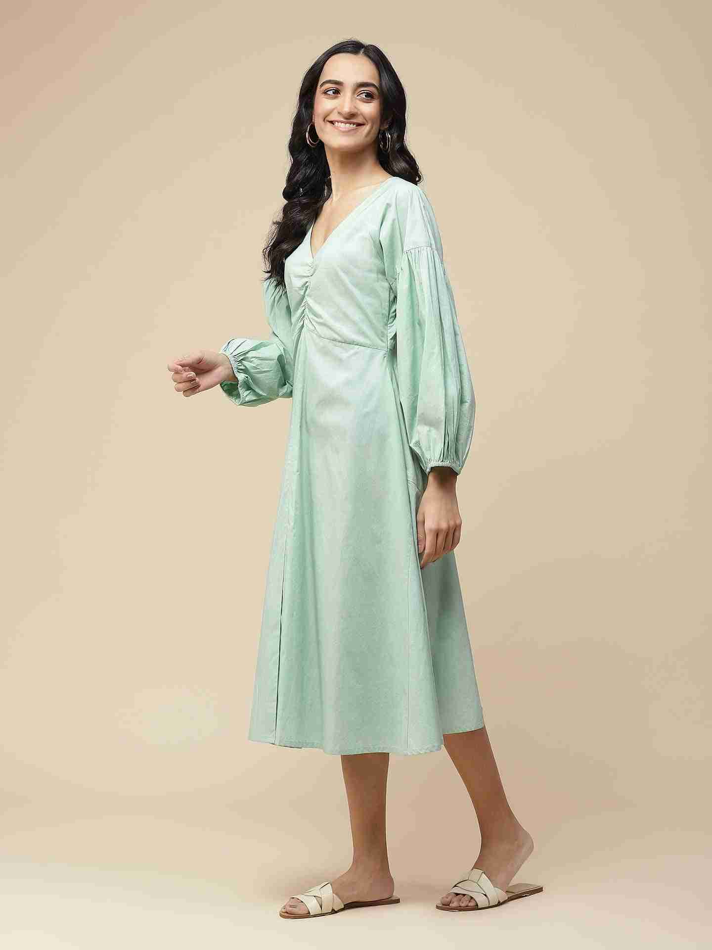 Sea Green Havana Long Dress