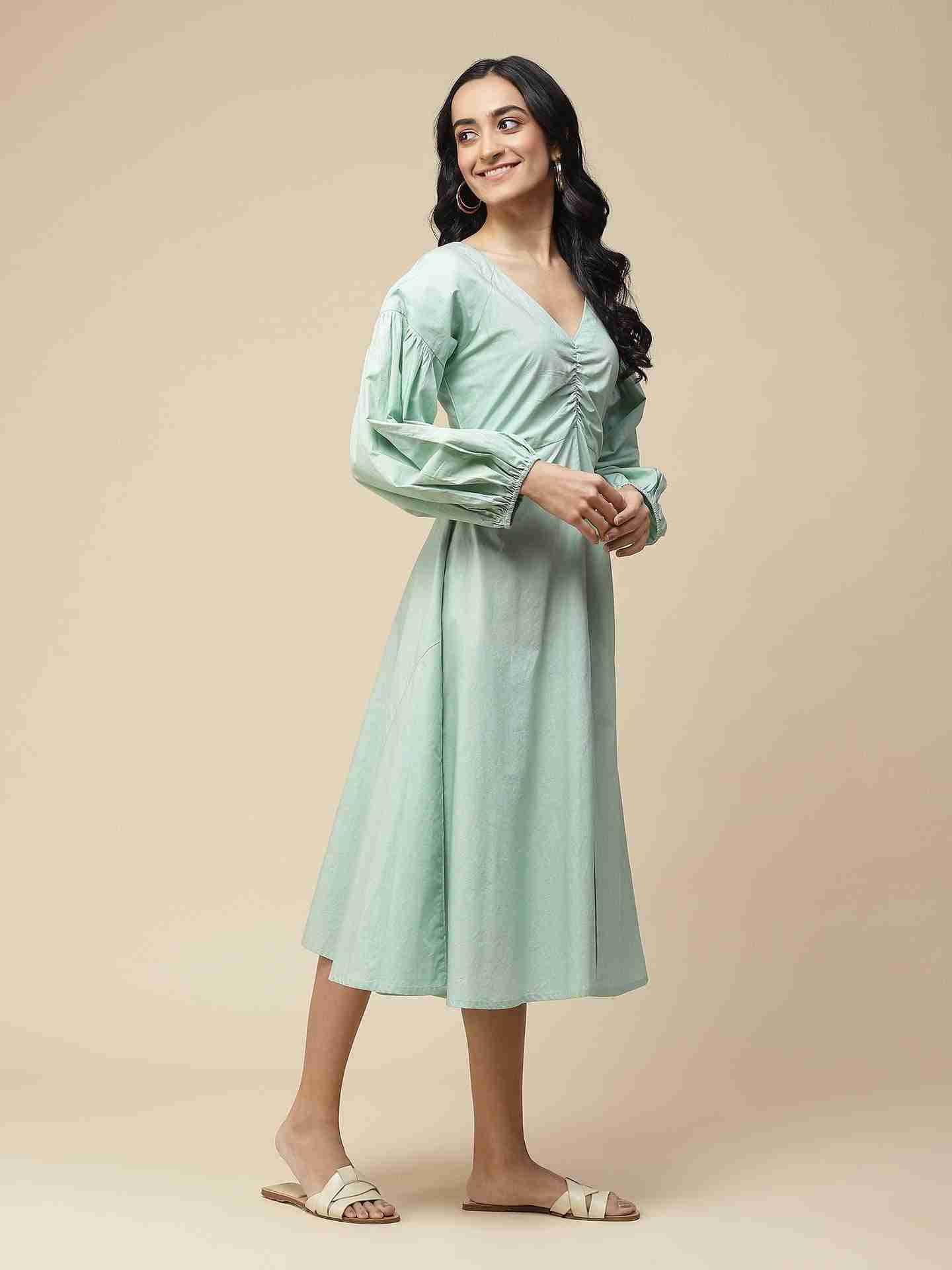 Sea Green Havana Long Dress