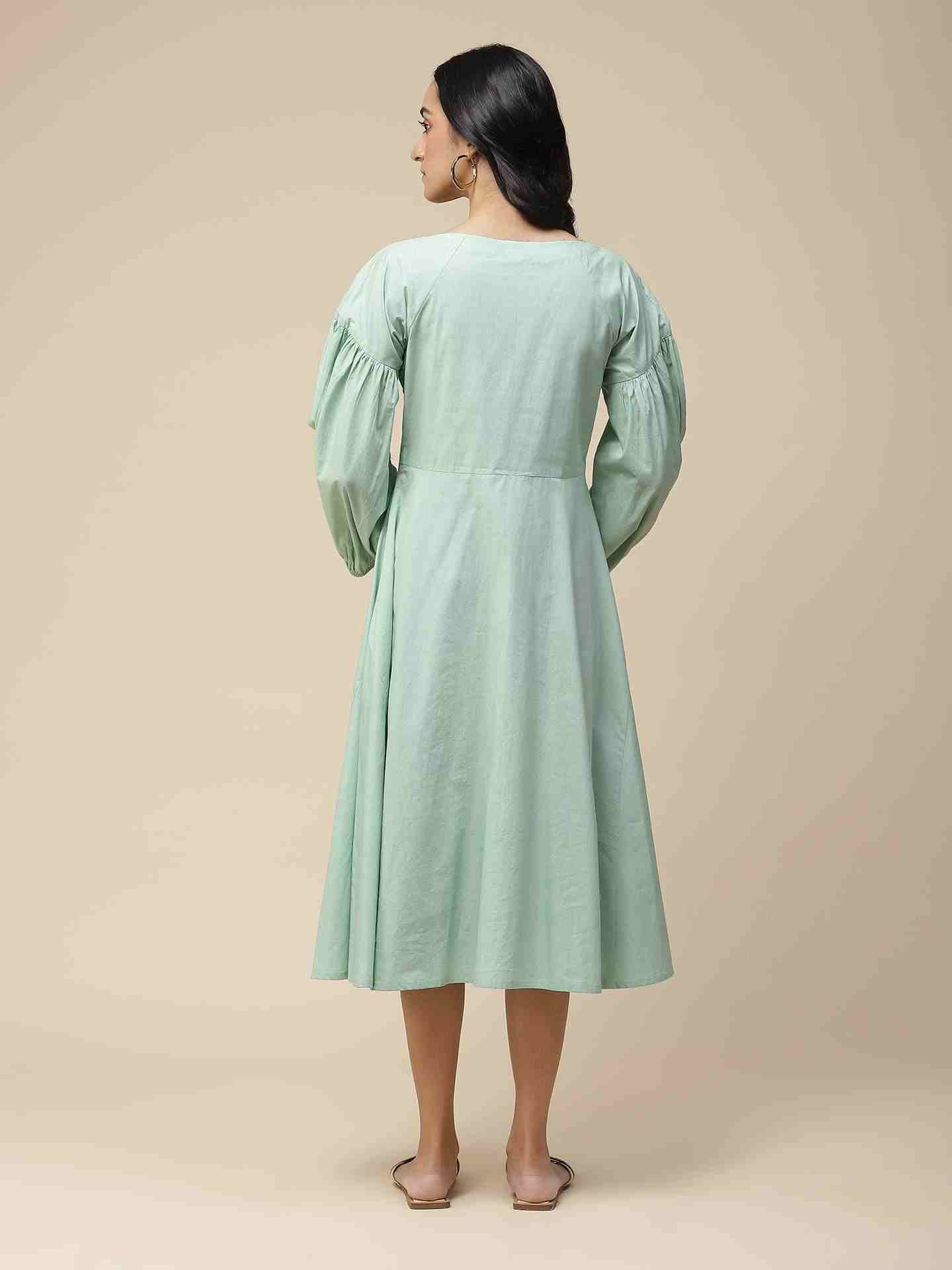 Sea Green Havana Long Dress