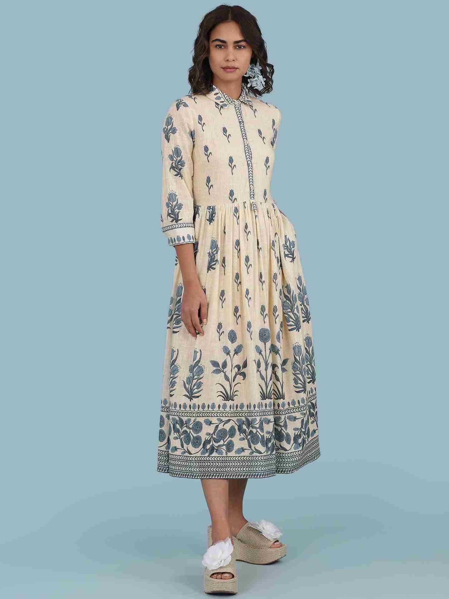 Ecru Osha Long Dress