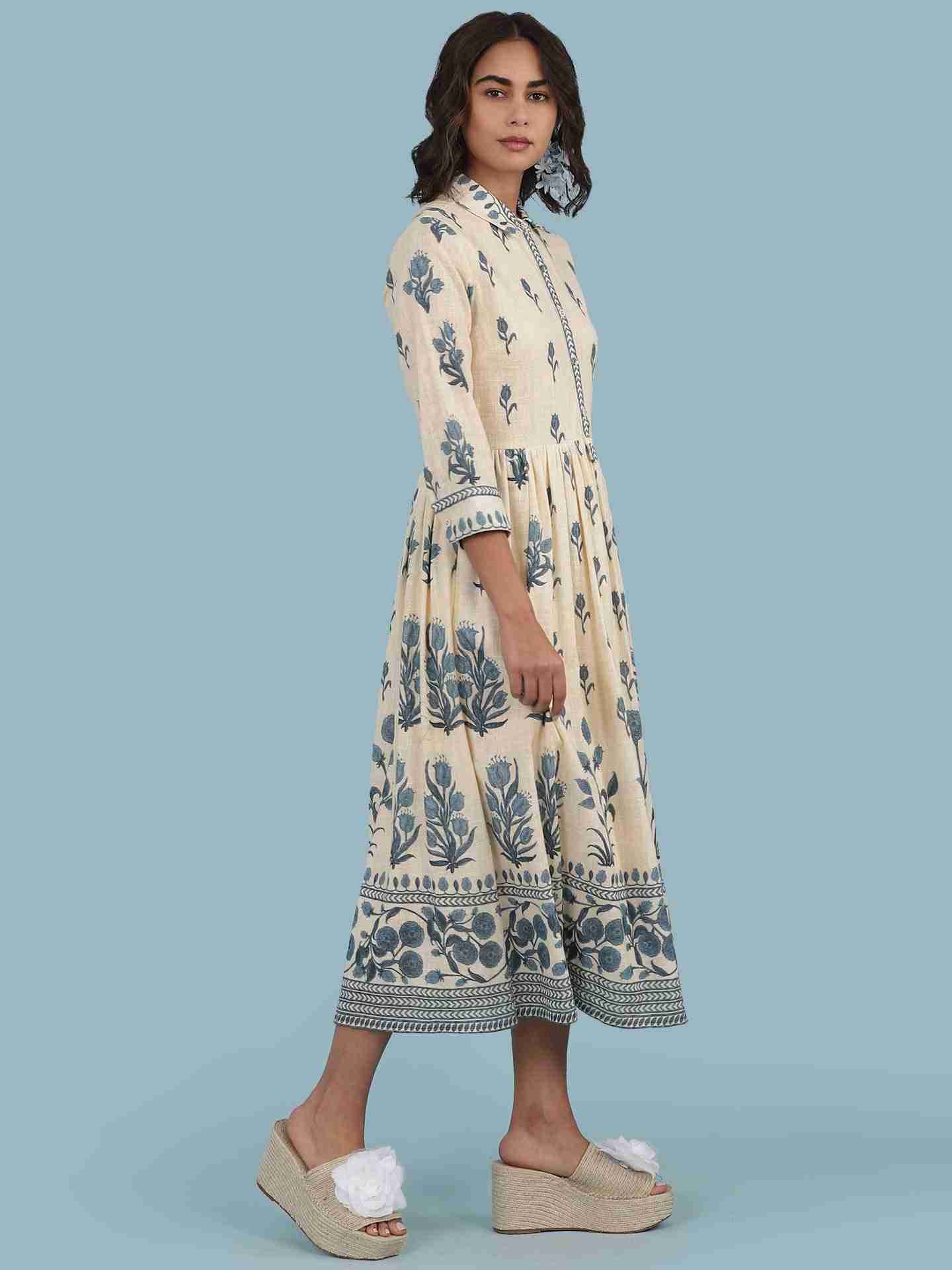 Ecru Osha Long Dress