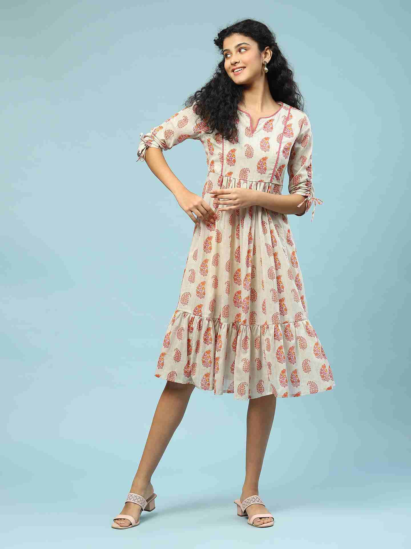 Grey Dhuni Long Dress