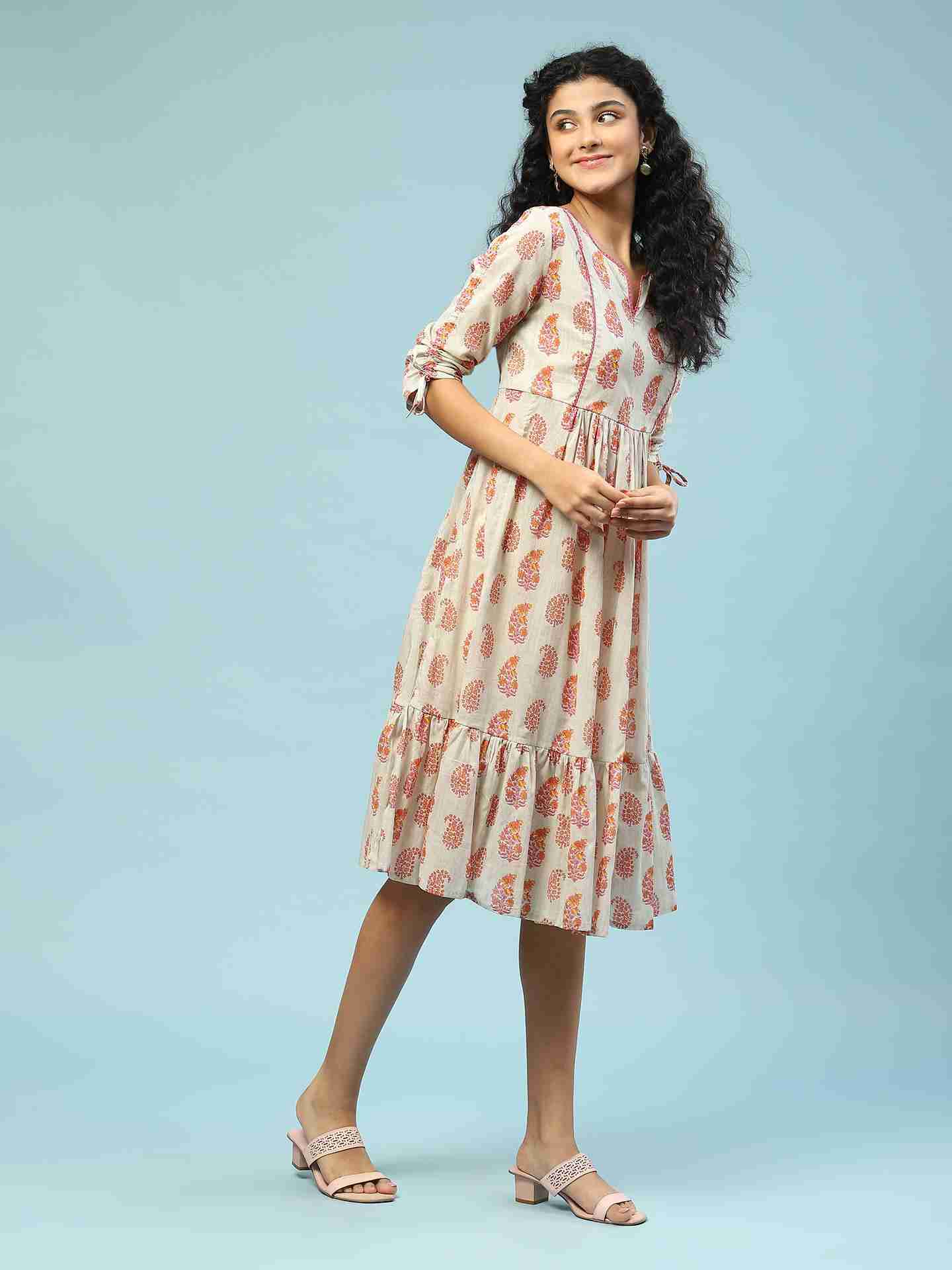 Grey Dhuni Long Dress